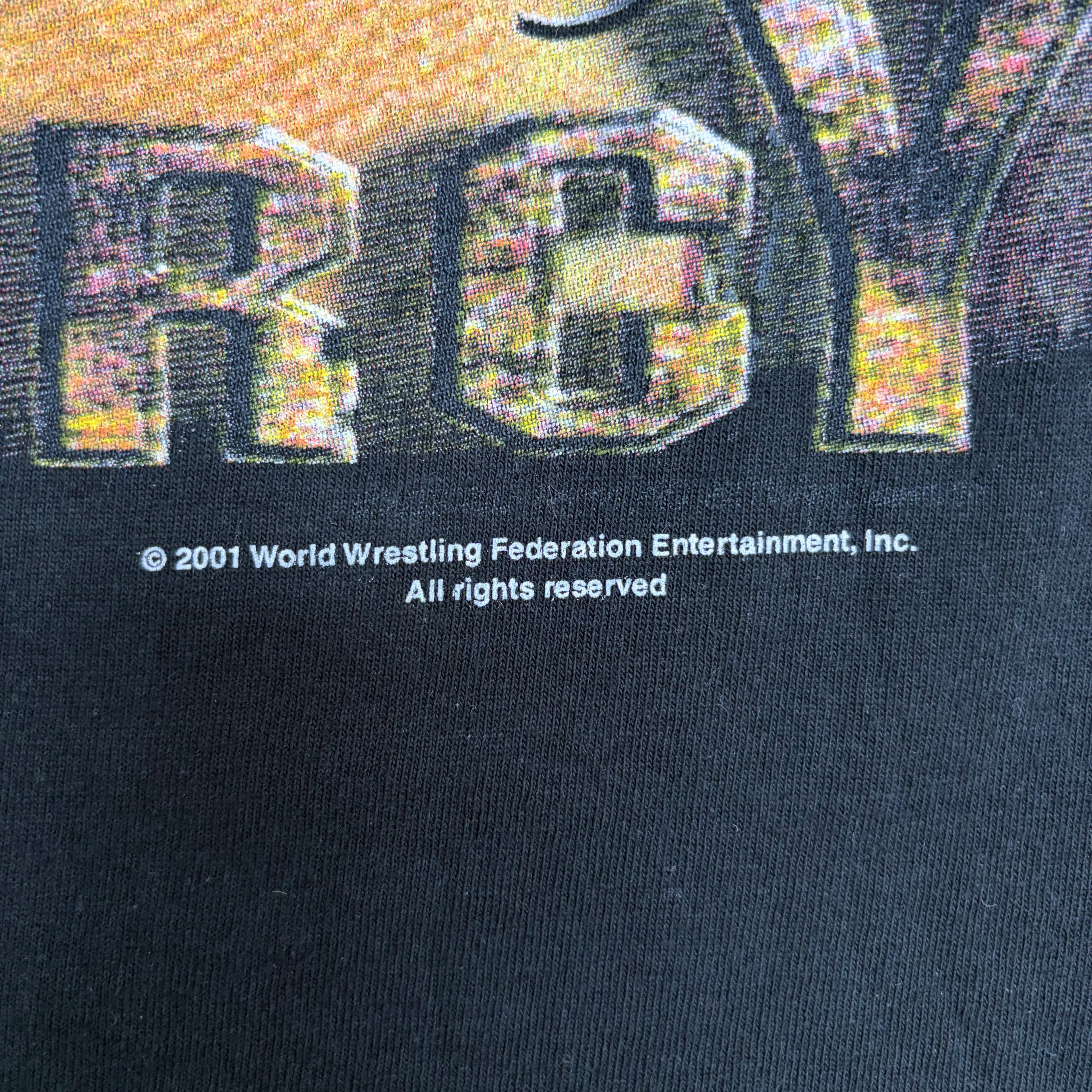 2001 WWF Stone Cold “No Mercy” Tee Black