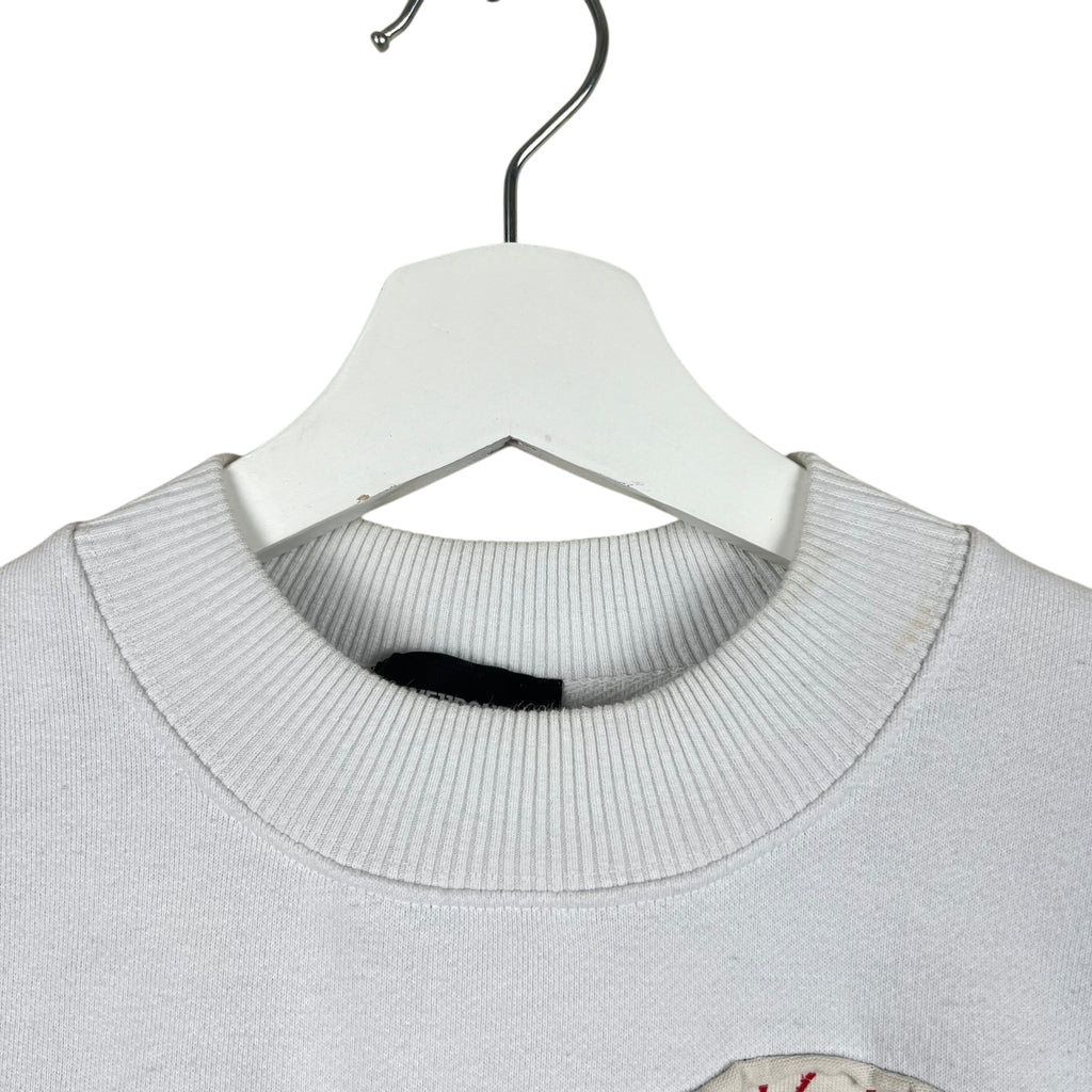 We11done Graffiti Patch Crewneck White