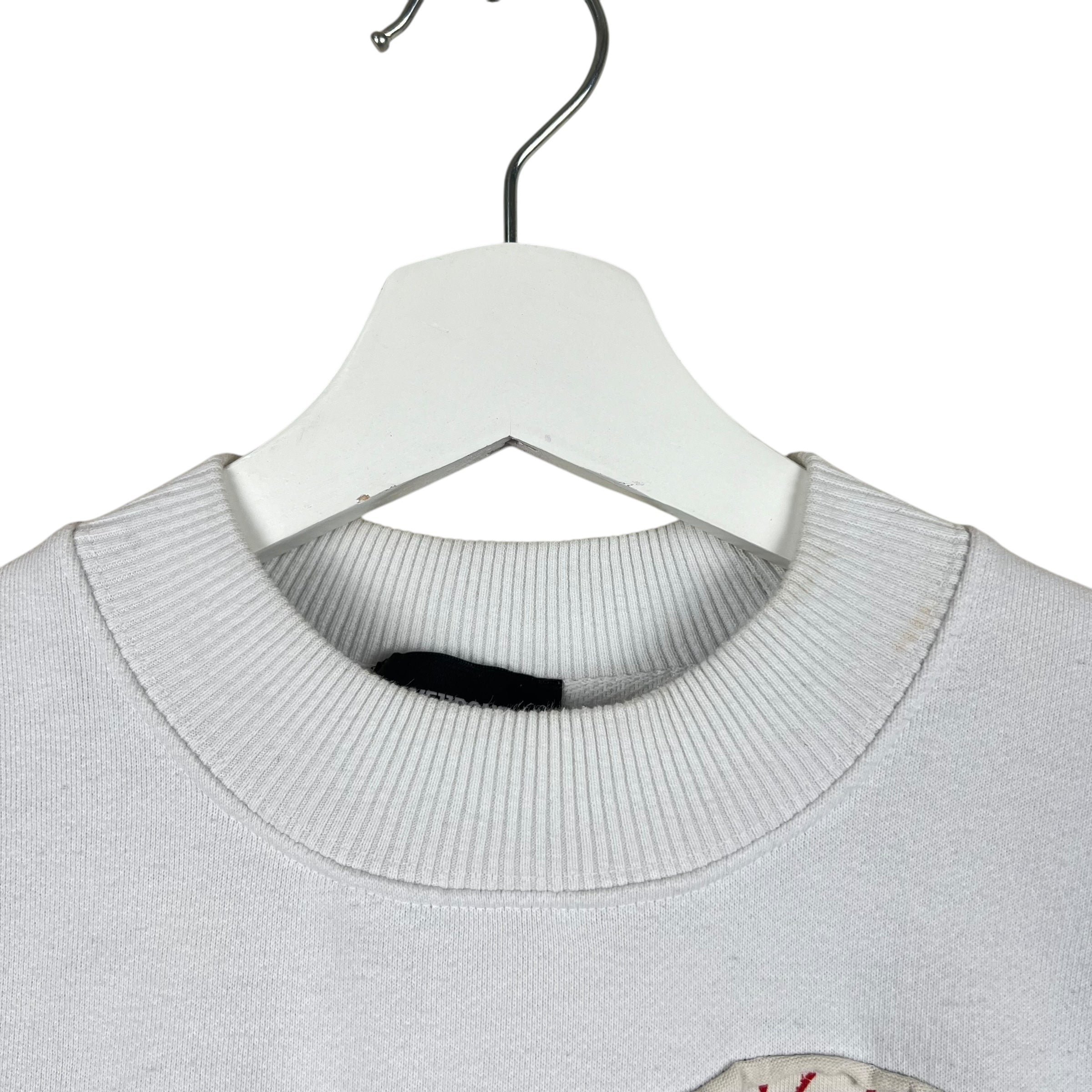 We11done Graffiti Patch Crewneck White