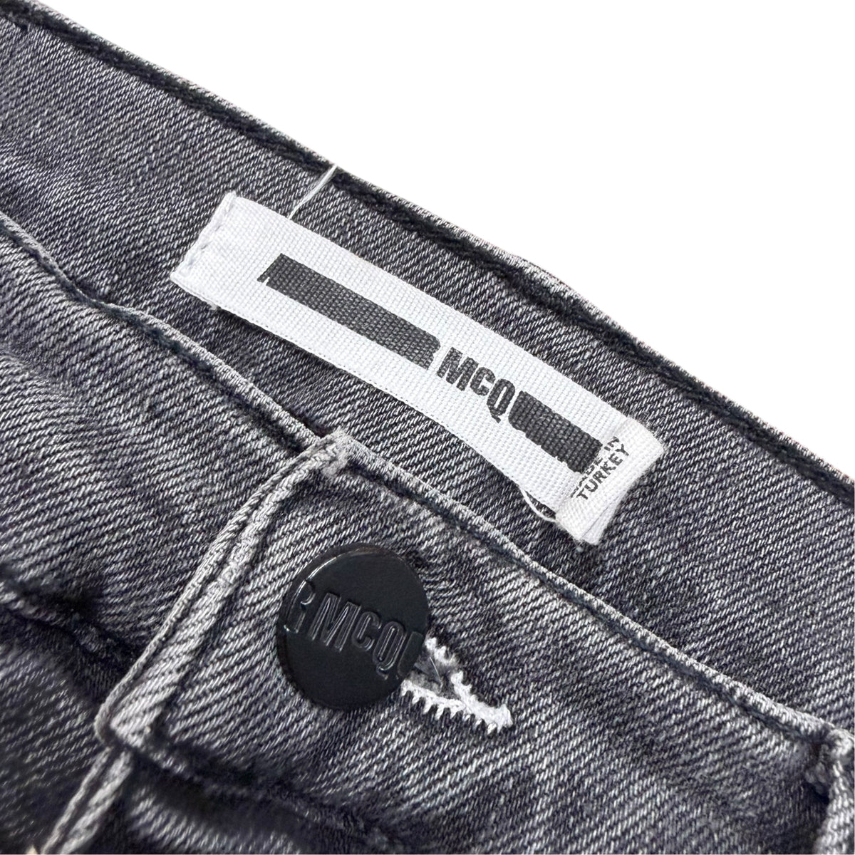 Alexander McQueen MCQ Strummer Jeans Light Grey