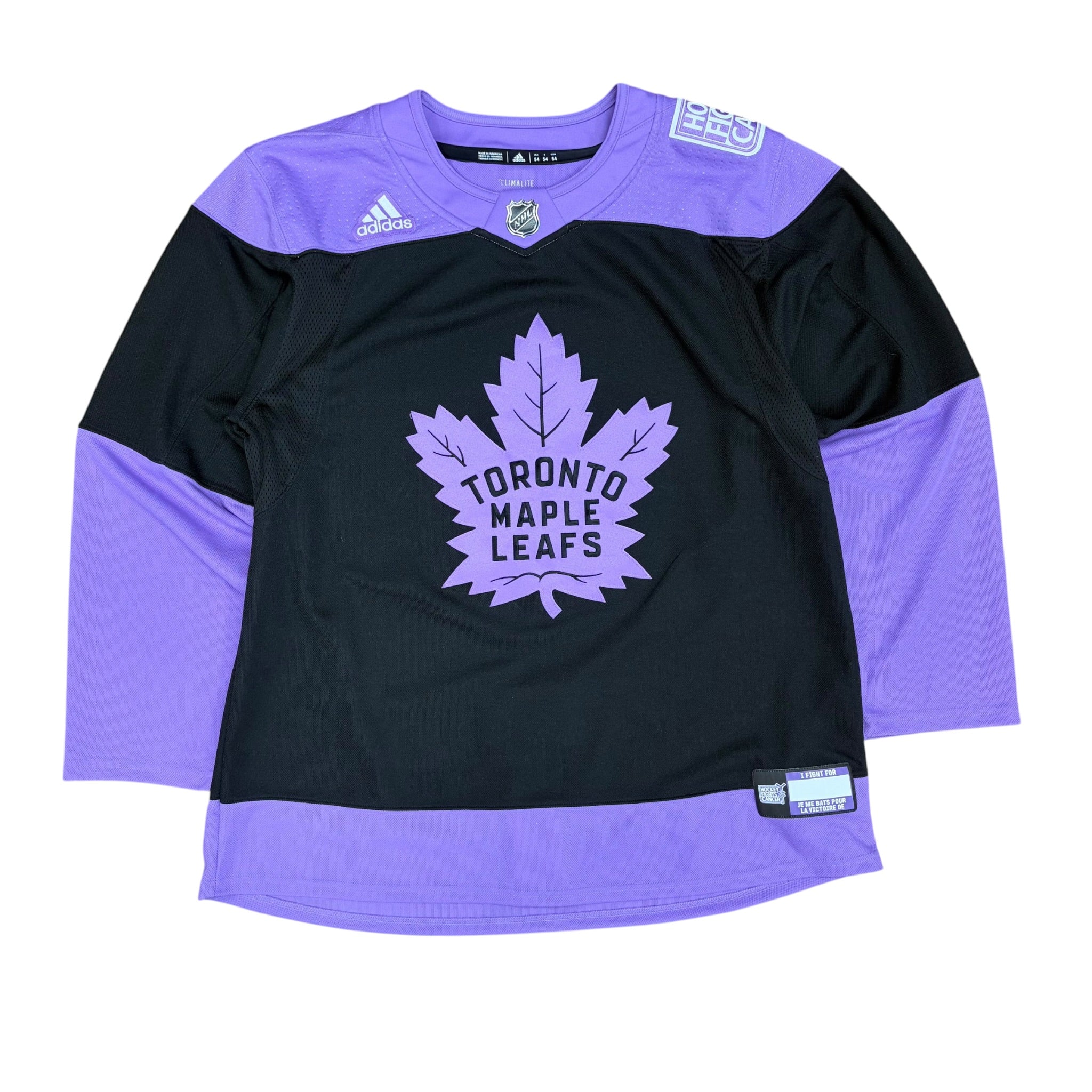 Vintage Adidas NHL Toronto Maple Leafs “Hockey Fights Cancer” Jersey