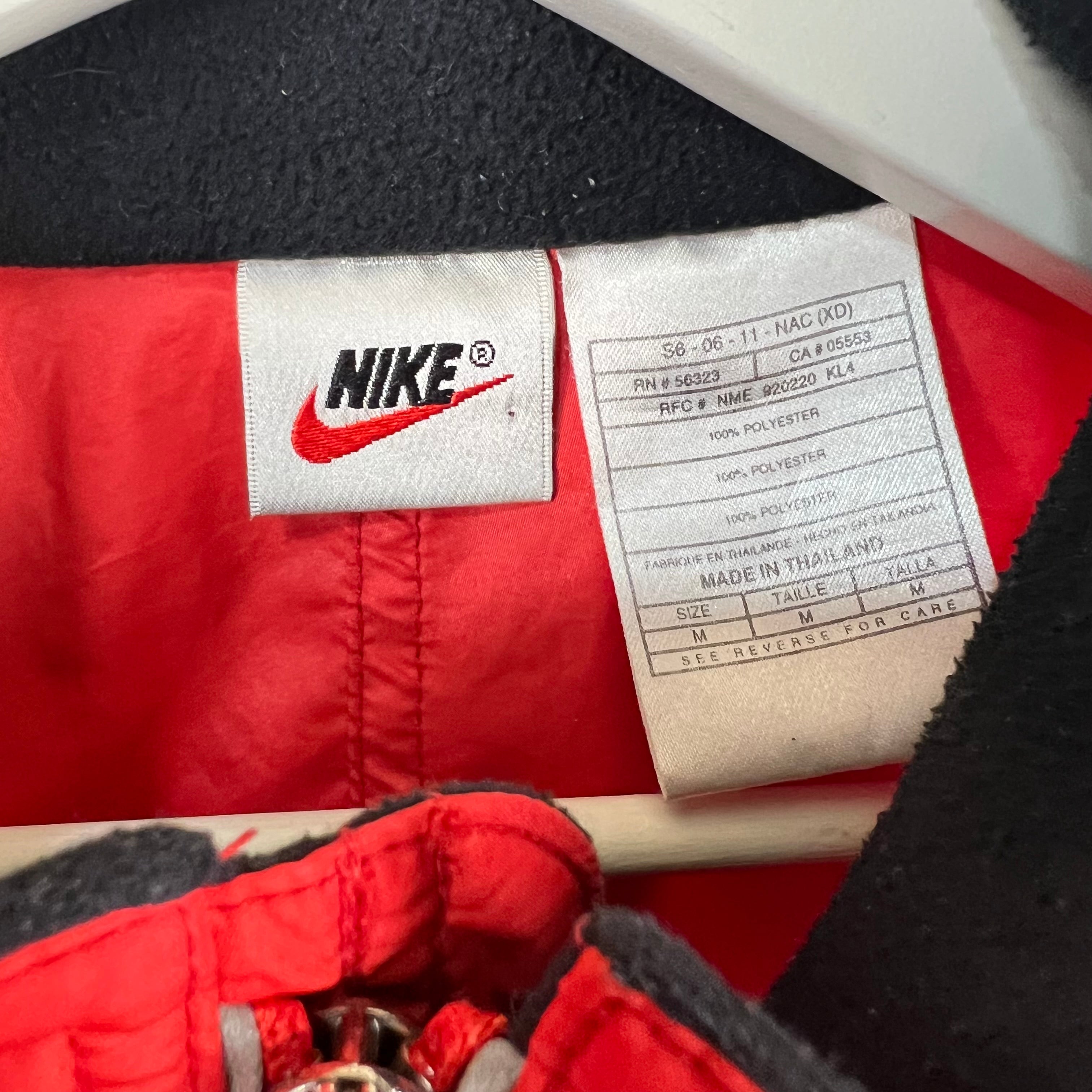 Vintage 90’s Nike F.I.T Reflective Windbreaker Chilli Red