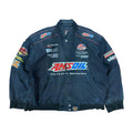 Vintage Jeff Hamilton Amsoil Racing Jacket Washed Black