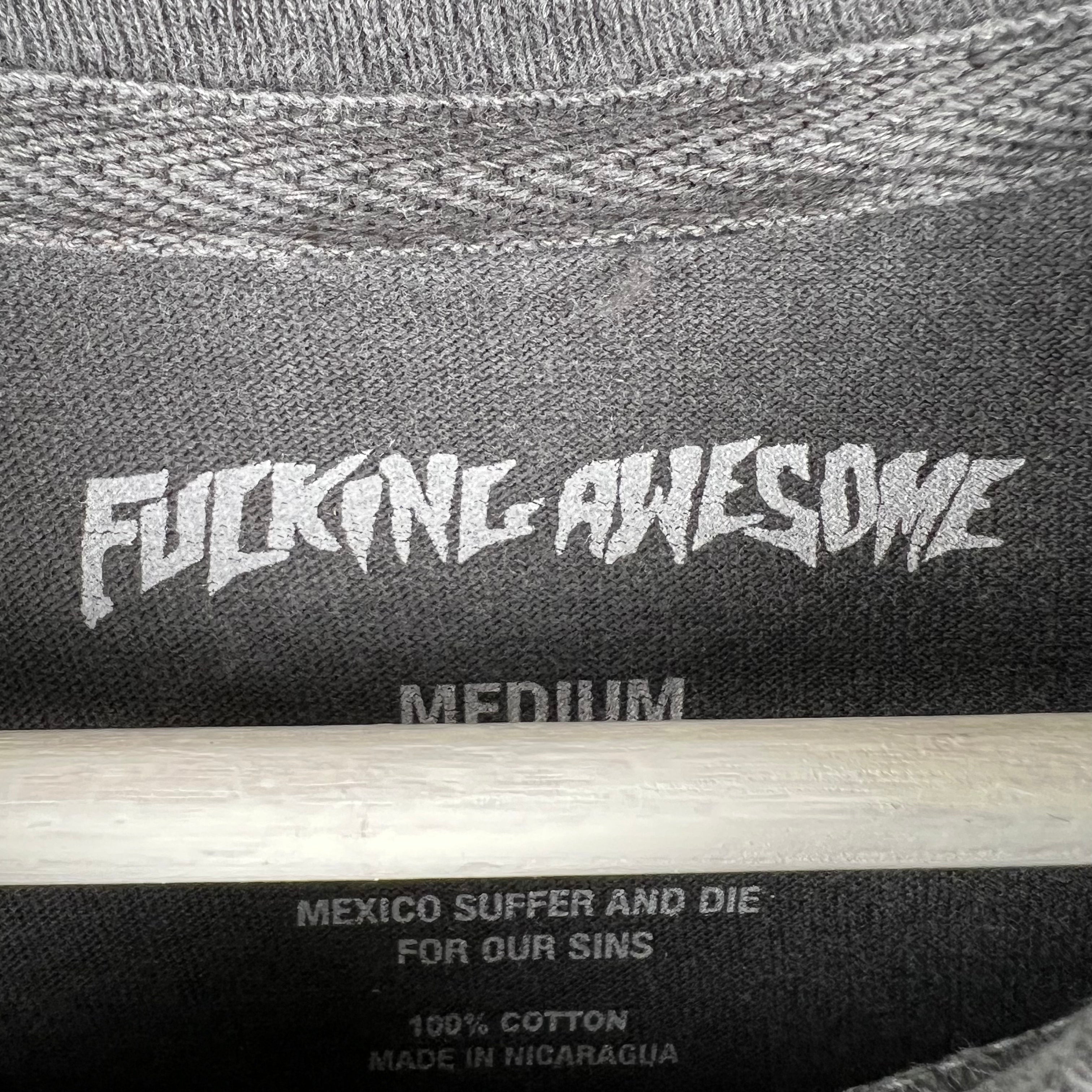 Fucking Awesome Heavy Metal Shirt Pepper Black