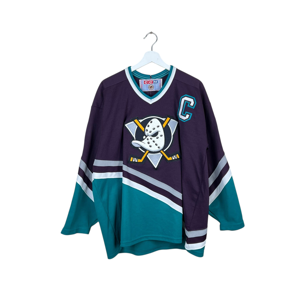 Vintage CCM NHL Anaheim Mighty Ducks Paul Kariya Away Jersey