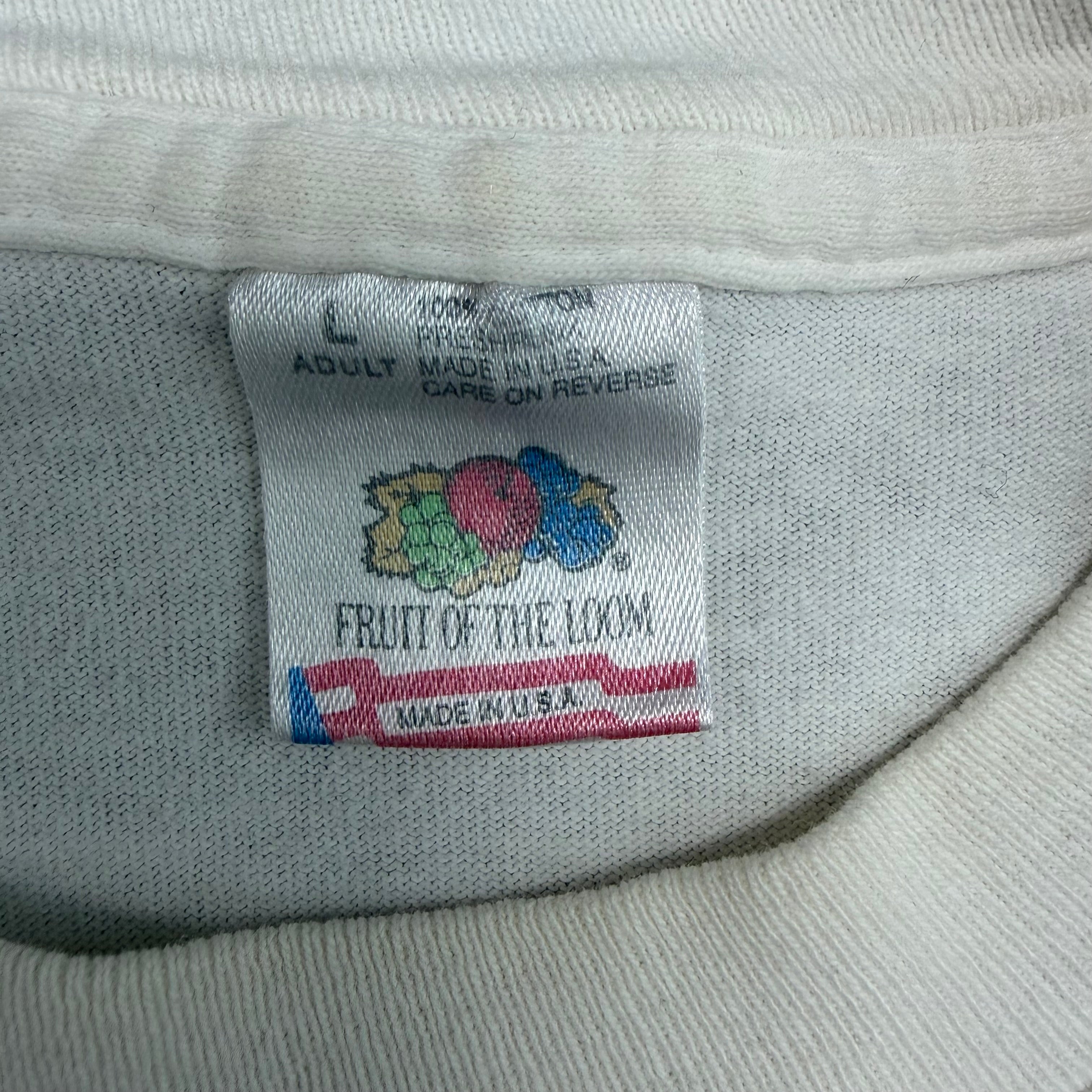 1995 Marvel Comics Captain America Panel Tee White