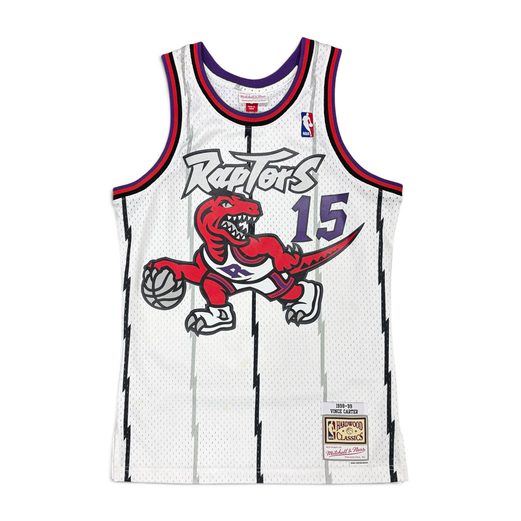 Vintage Mitchell & Ness 1998 NBA Toronto Raptors Vince Carter Home Jersey