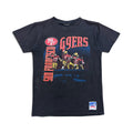 Vintage Nutmeg Youth NFL SAN Fransisco 49ers Team Tee Black