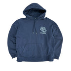 Vintage Fubu Embroidered Logo Hoodie Navy