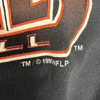 1995 Competitor NFL Cincinnati Bengals Logo Spellout Crewneck Black