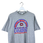 Vintage Waves NHL Montreal Canadiens Striped Tee Grey