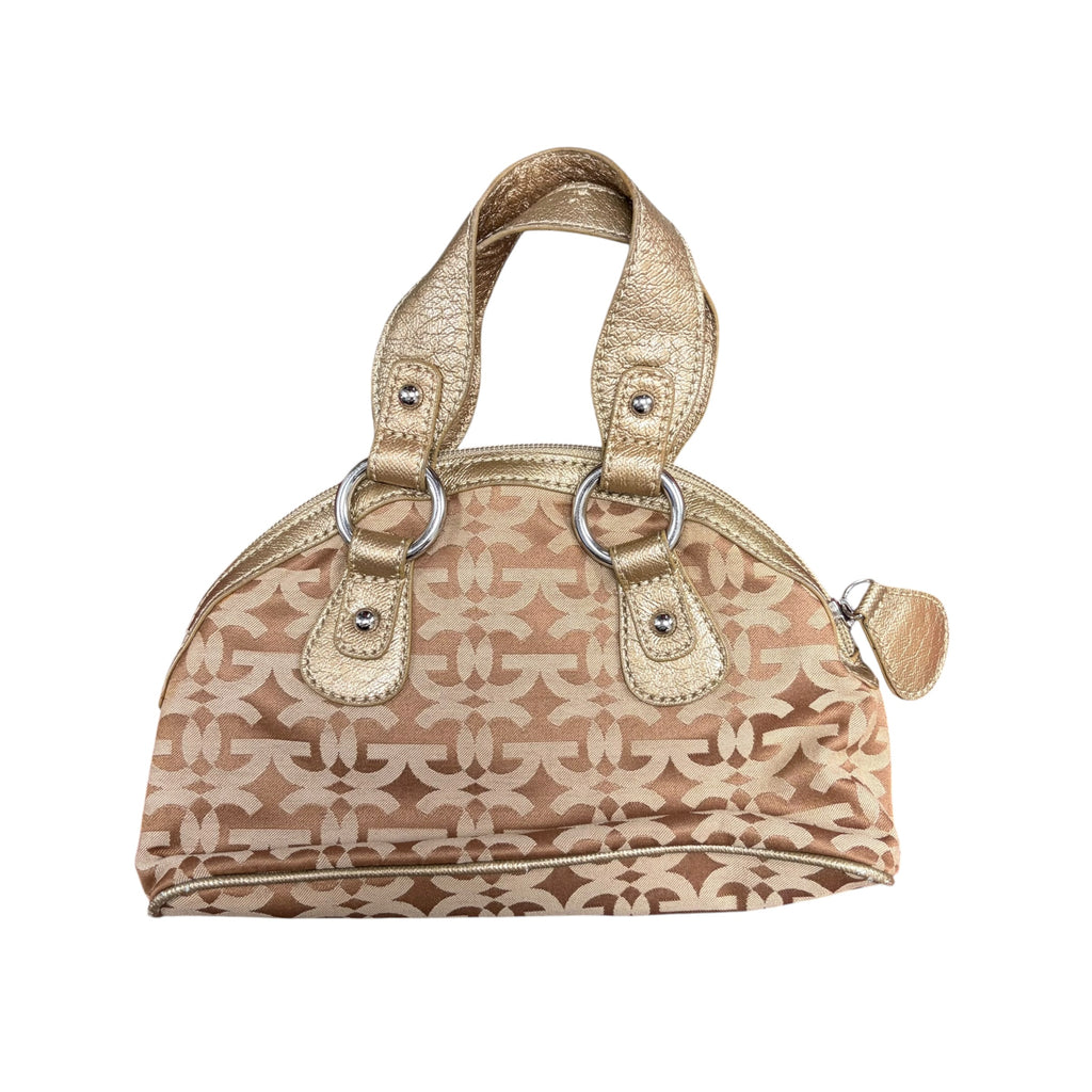 Vintage Guess Metal Clasp Mini Bag Brown