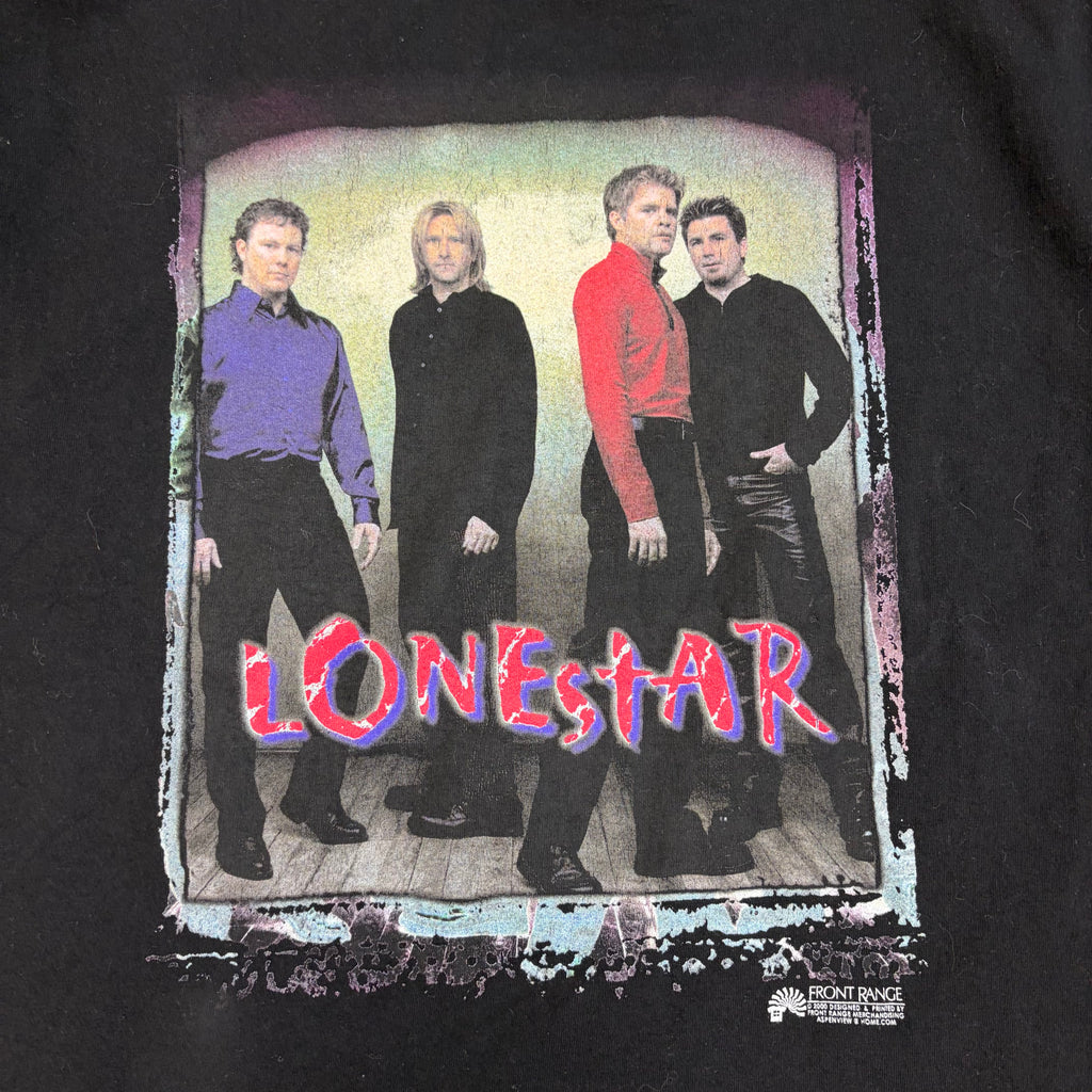 2000 Lonestar Lonely Grill Tour Tee Black
