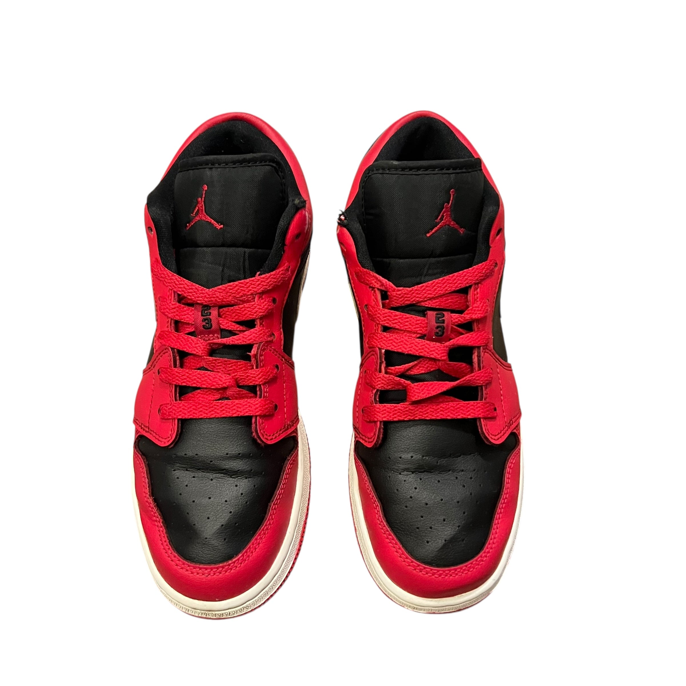 Jordan 1 Low Black Very Berry (GS)