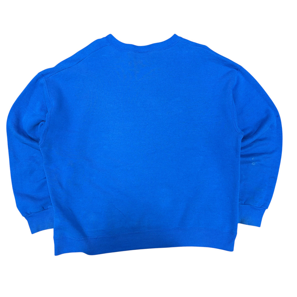 Vintage Lee Sport Hampton Pirates Arch Logo Crewneck Blue