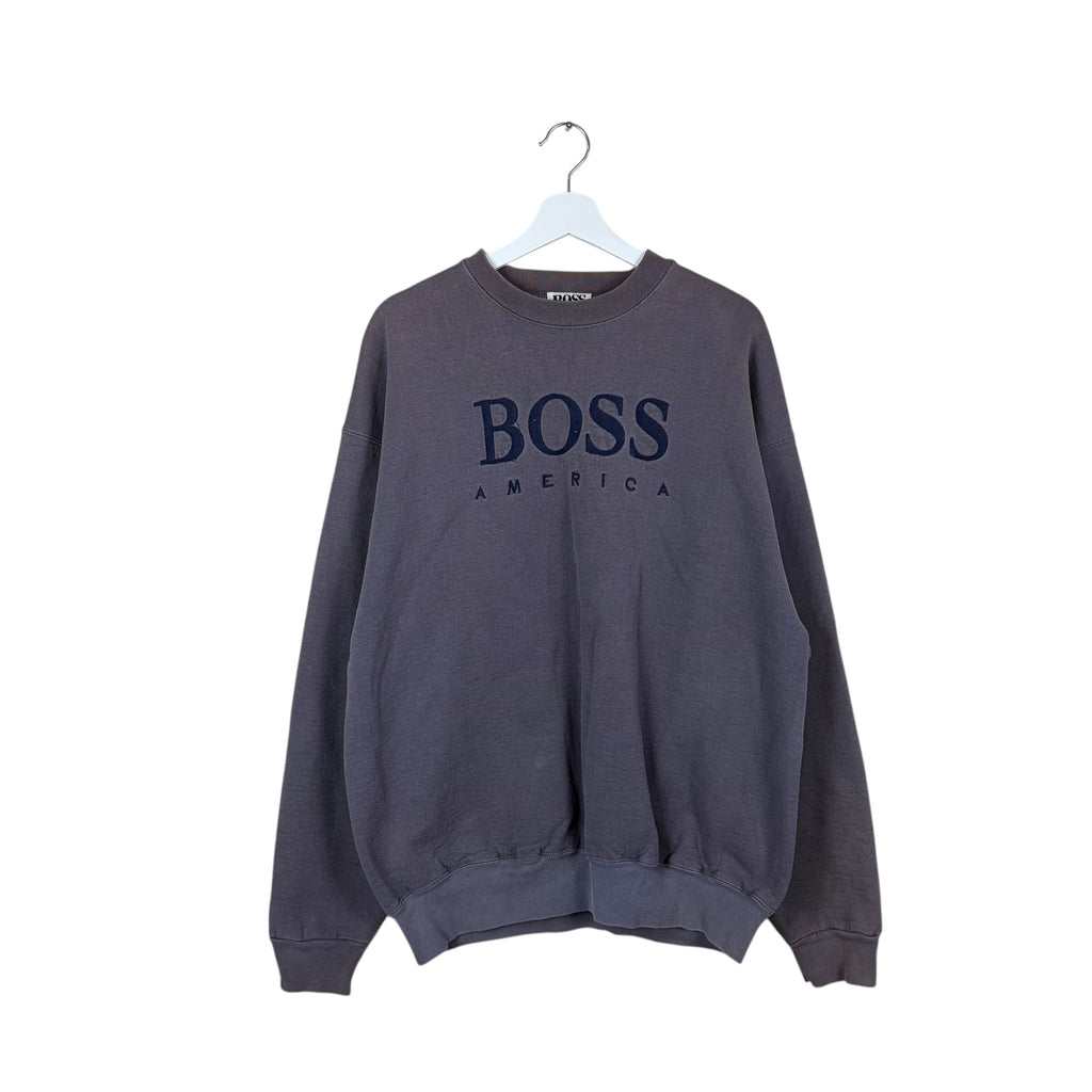 Vintage Hugo Boss America Embroidered Logo Crewneck