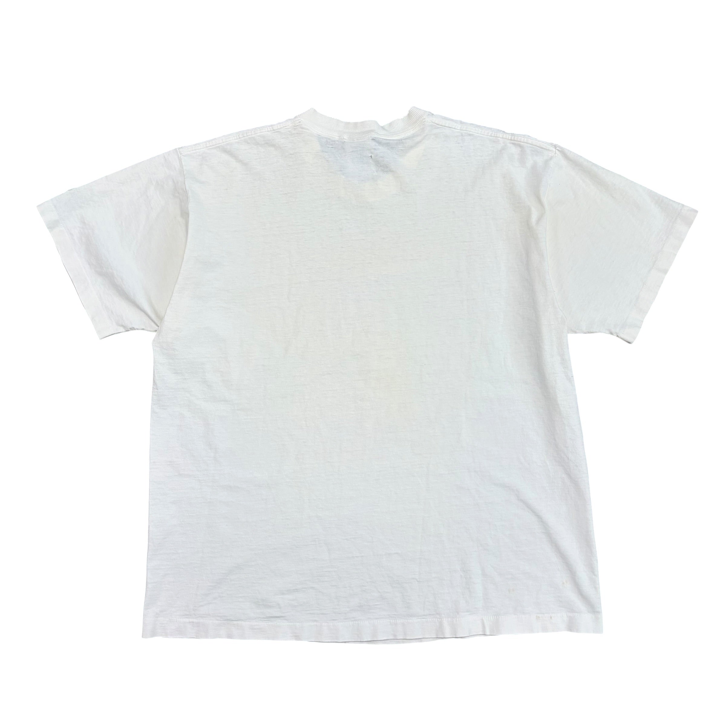 Vintage Pro Player NBA Chicago Bulls 5-Time Champs Tee White