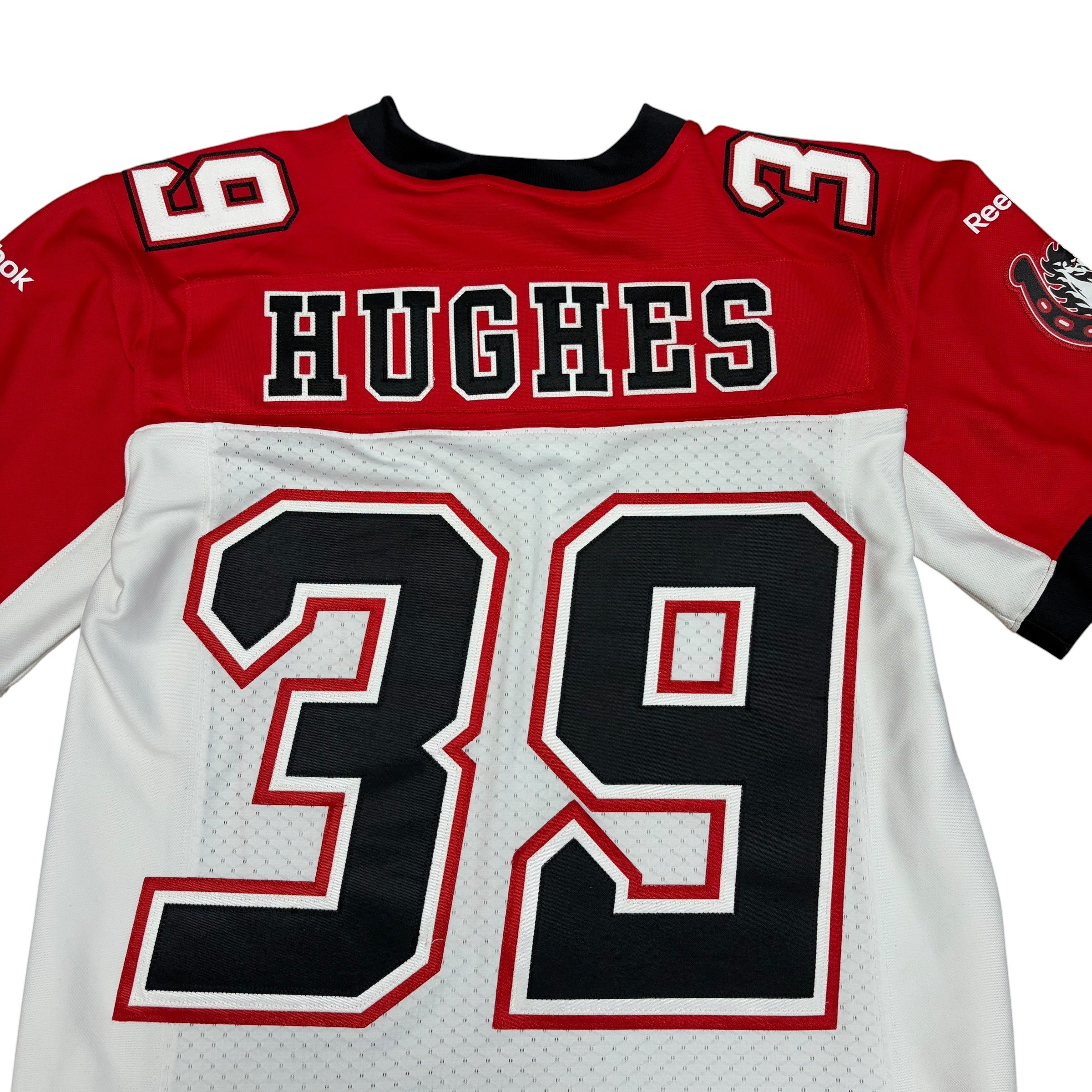 Vintage Reebok CFL Calgary Stampeders Charleston Hughes Home Jersey