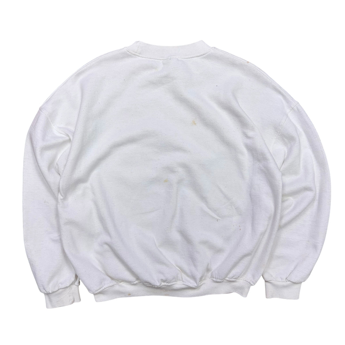 Vintage No Blood No Foul Basketball Crewneck White