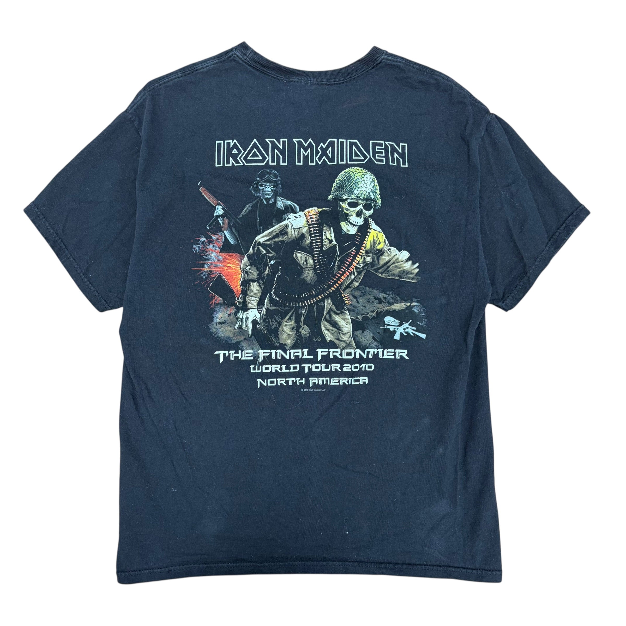 Vintage Iron Maiden “The Final Frontier” World Tour Tee Black