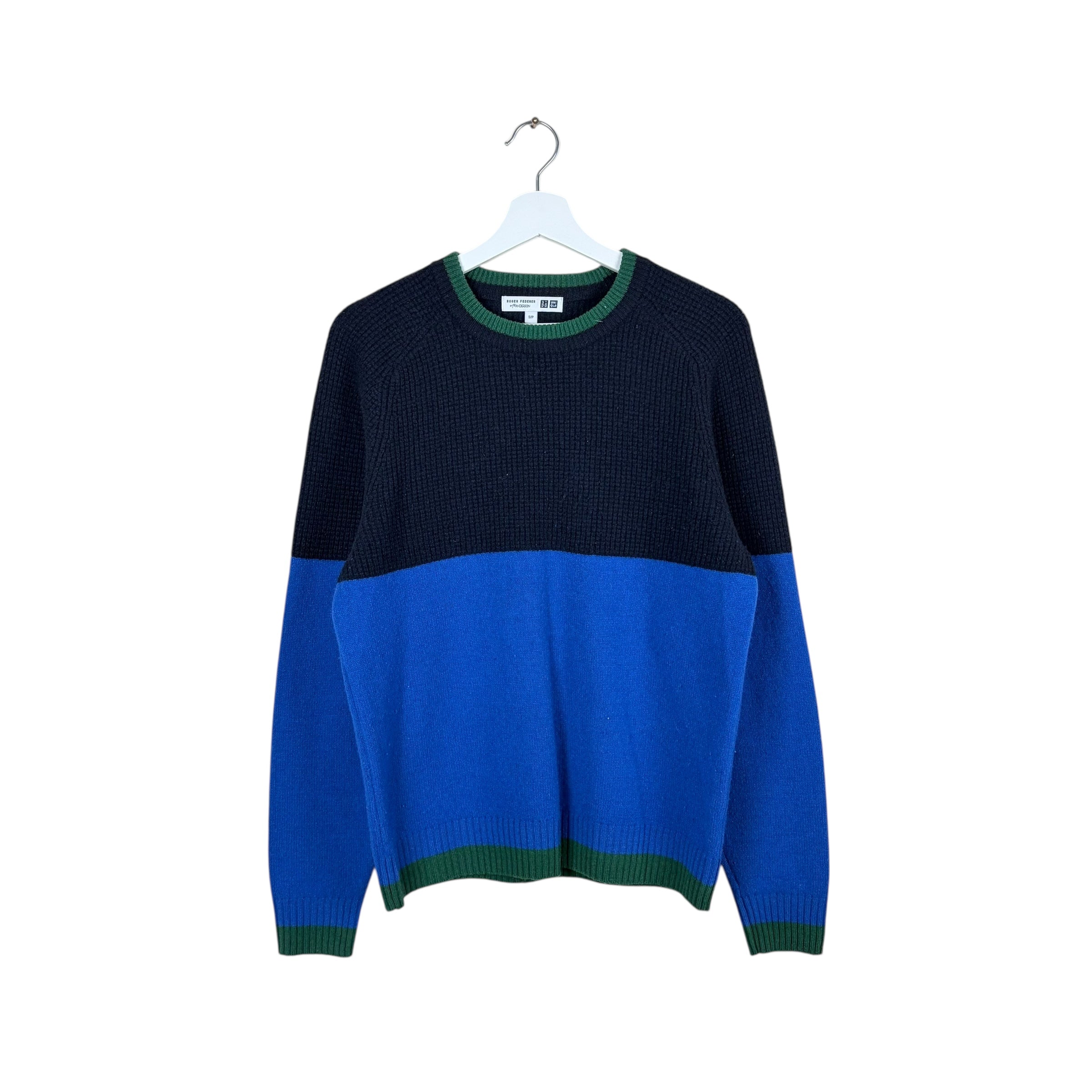 JW Anderson x Uniqlo for Roger Federer Knit Navy/Green