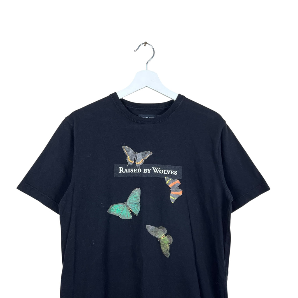 Raised By Wolves Butterflies Tee Black