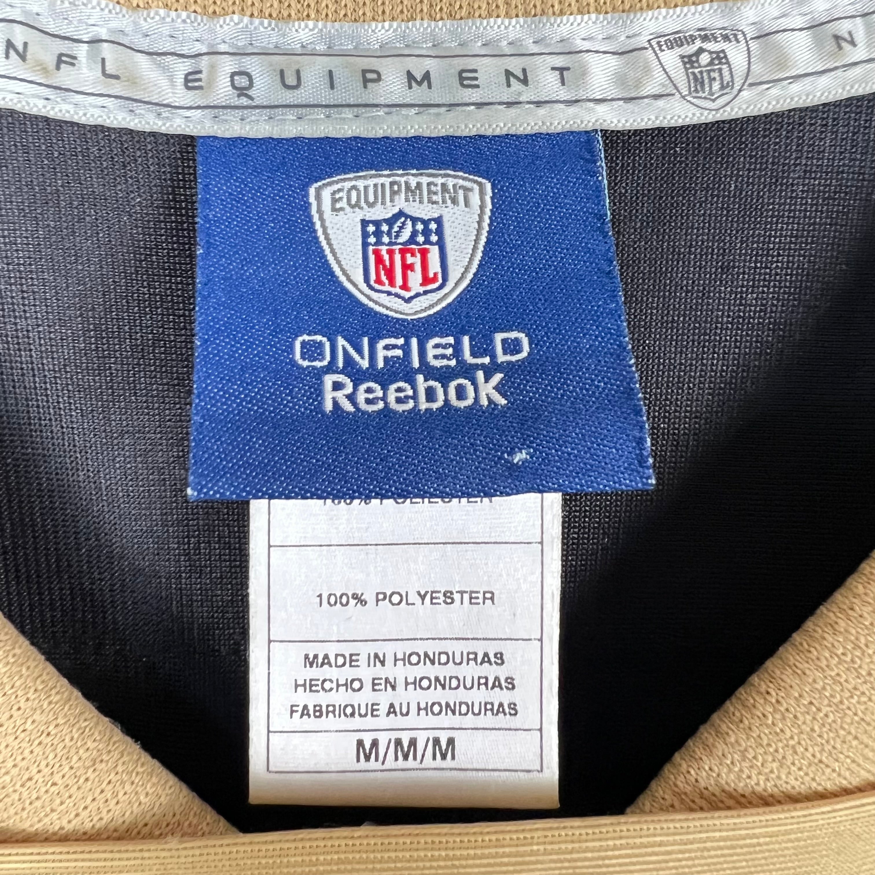 Vintage Reebok NFL New Orleans Saints Drew Brees Away Jersey