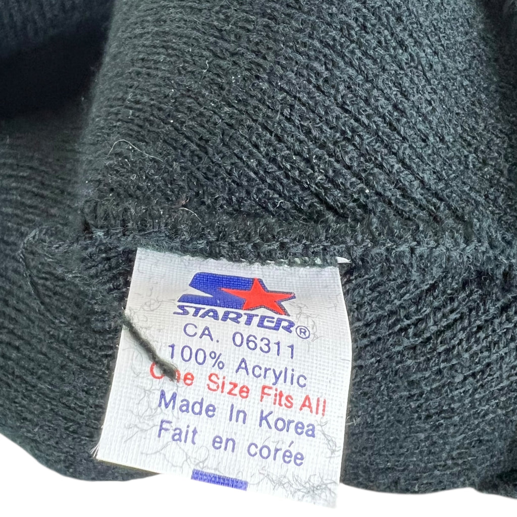 Vintage Starter CFL Edmonton Eskimos Logo Beanie Black