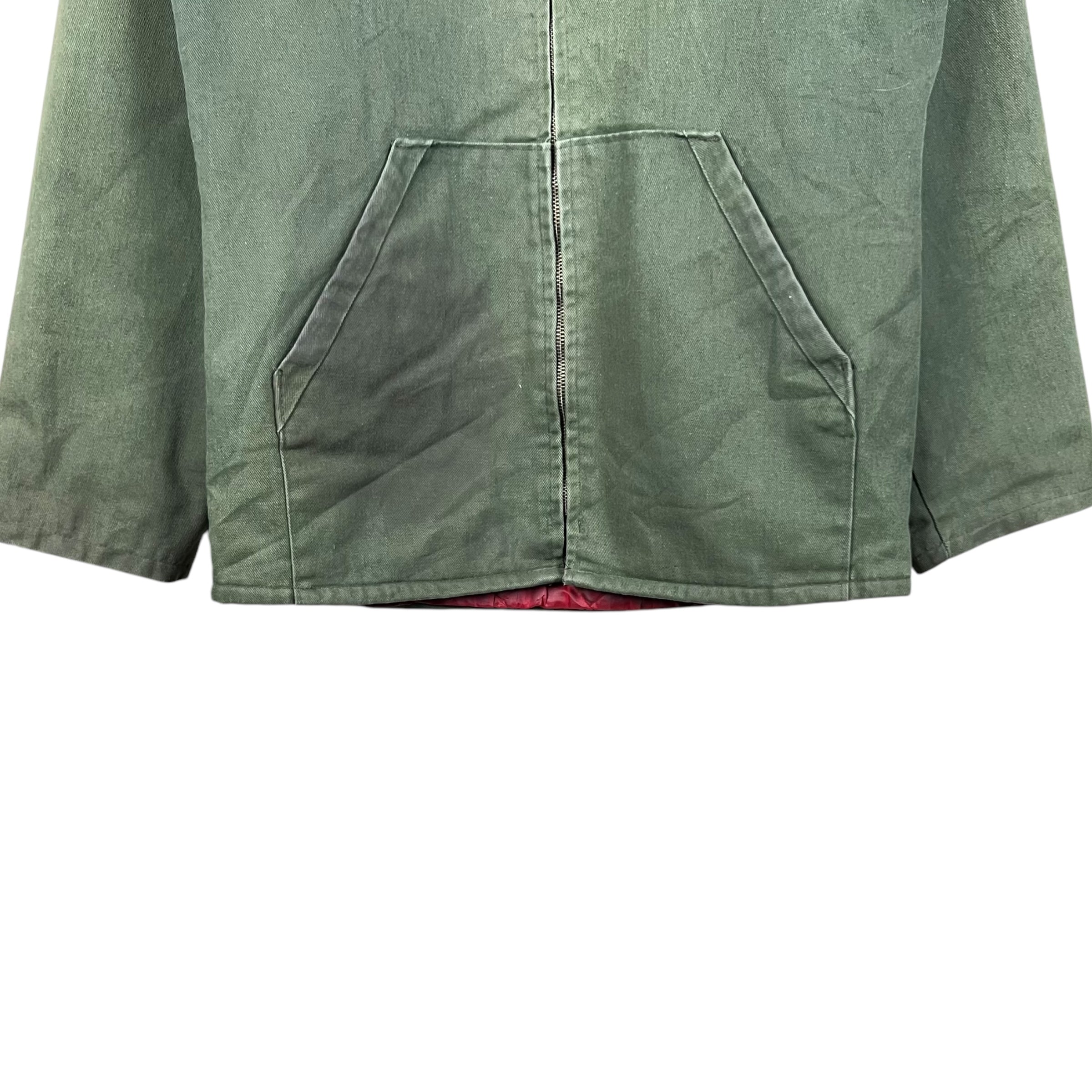 Vintage Walls Insulated Outerwear Work Jacket Olive Green