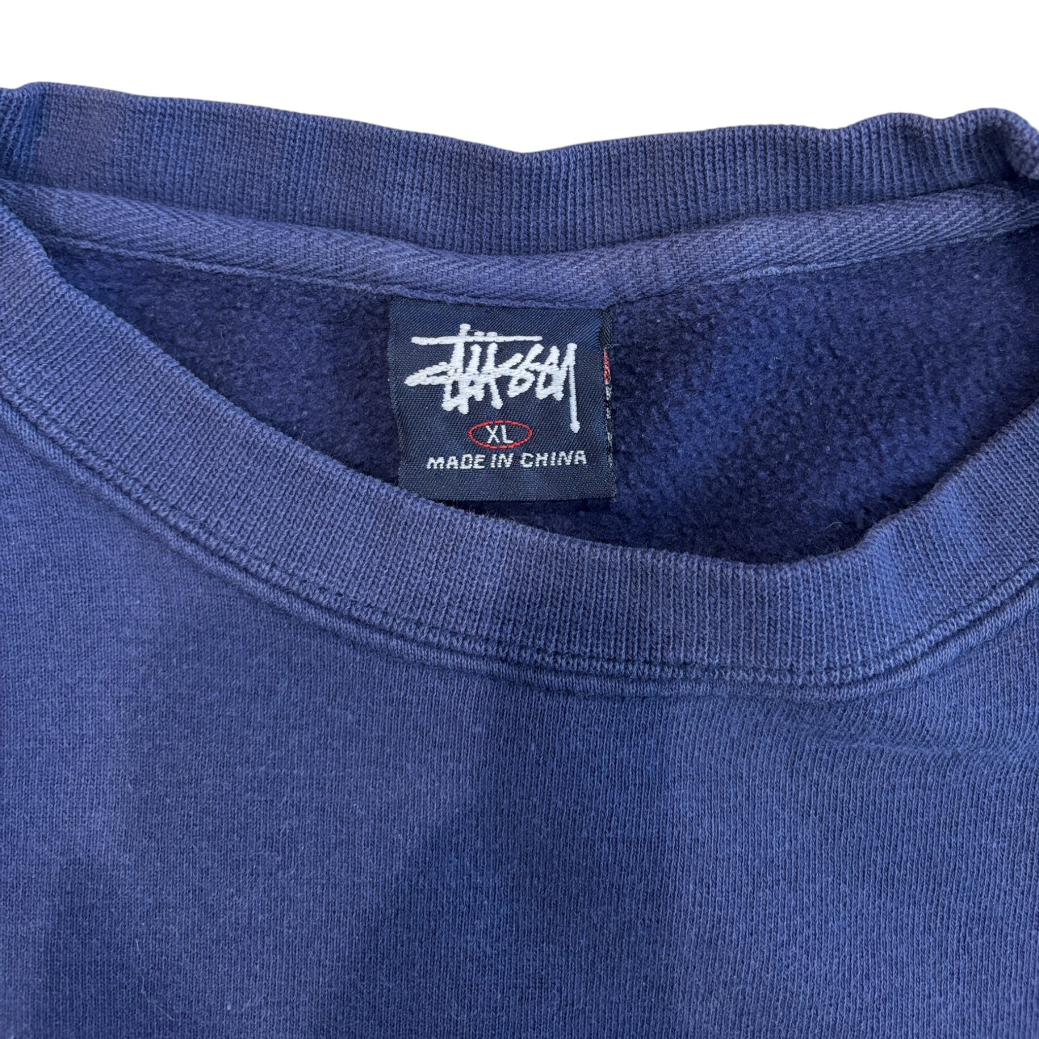 90’s Stussy Surf Logo Crewneck Navy