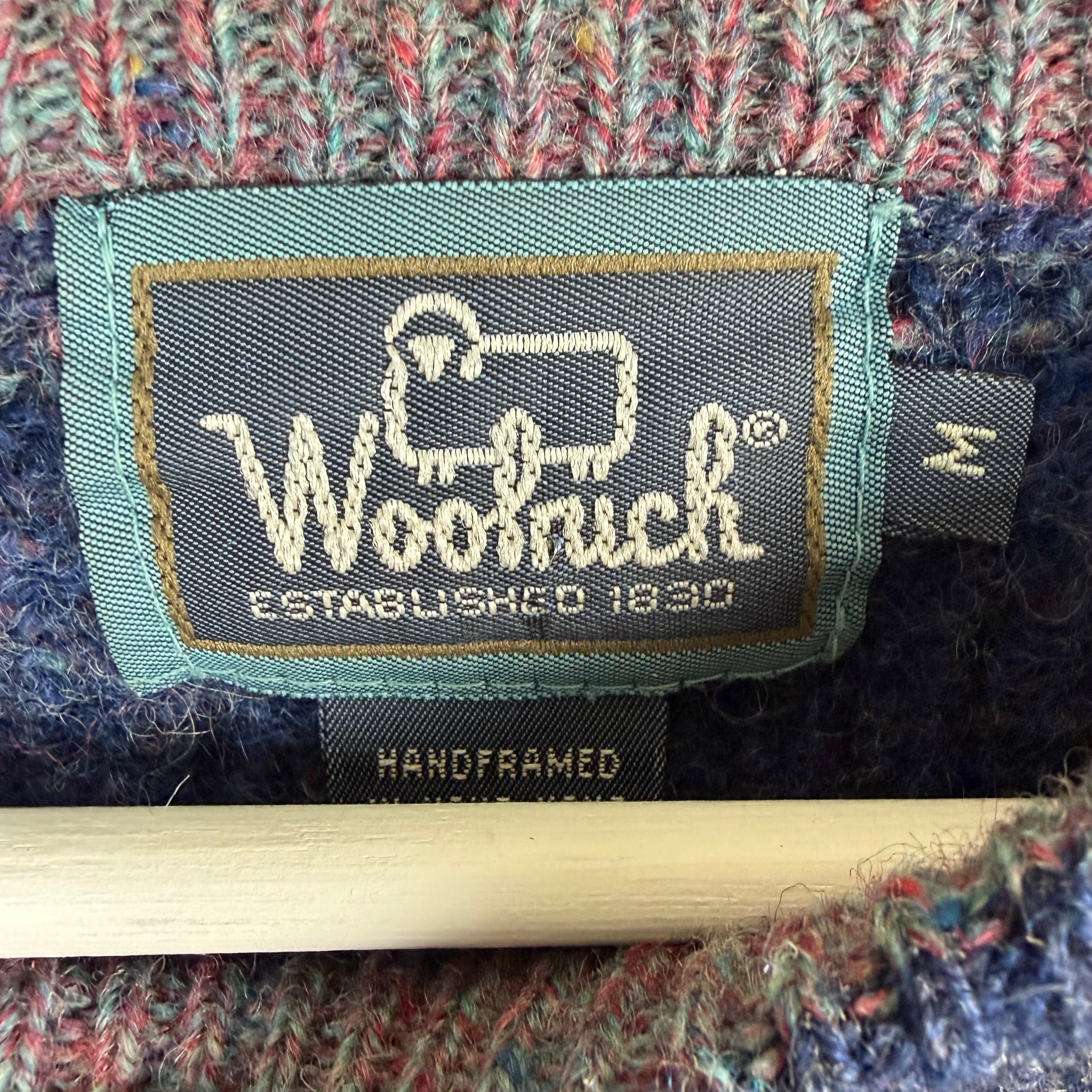 Vintage Woolrich Pure Wool Knit Navy