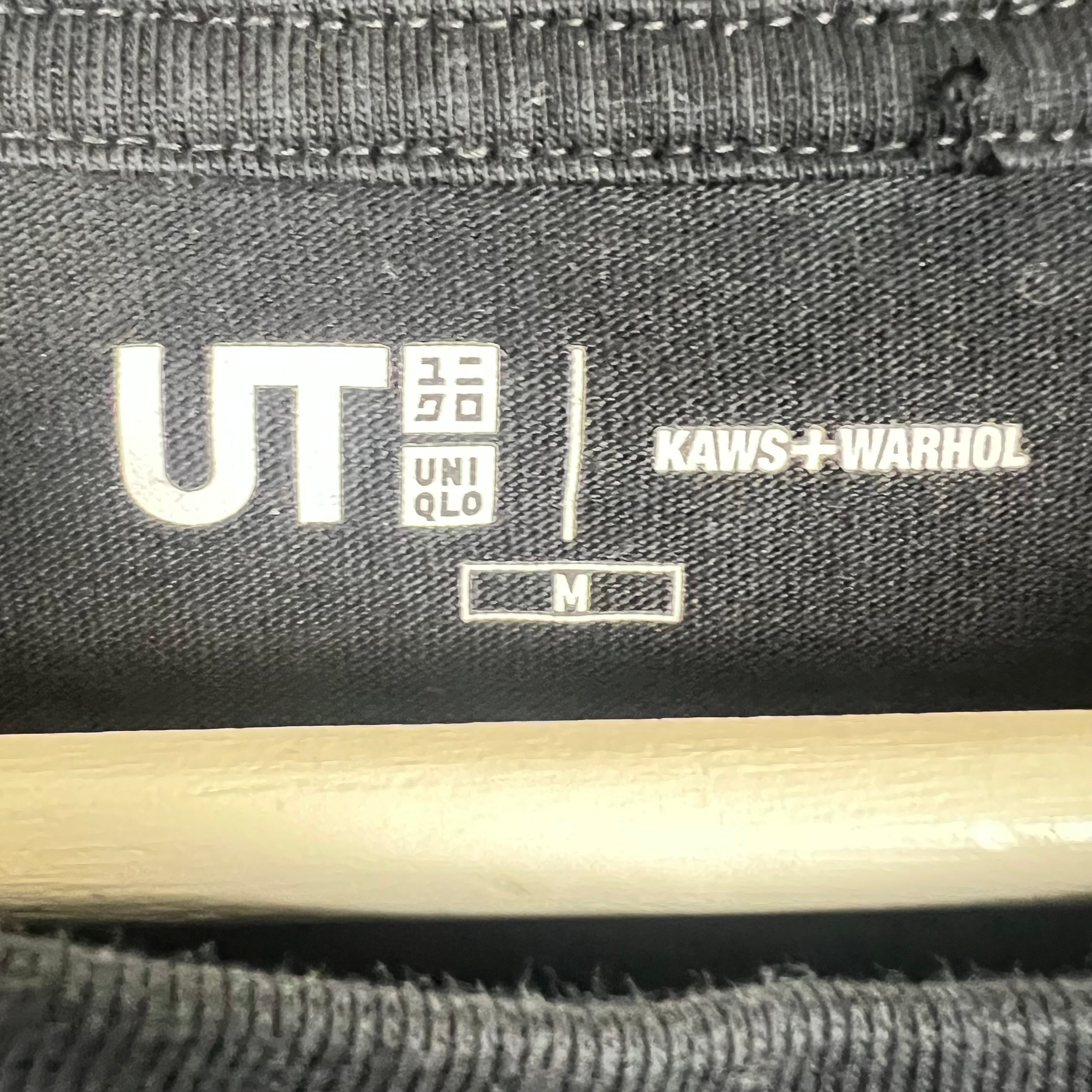 Andy Warhol x Uniqlo x KAWS Graphic Tee Black