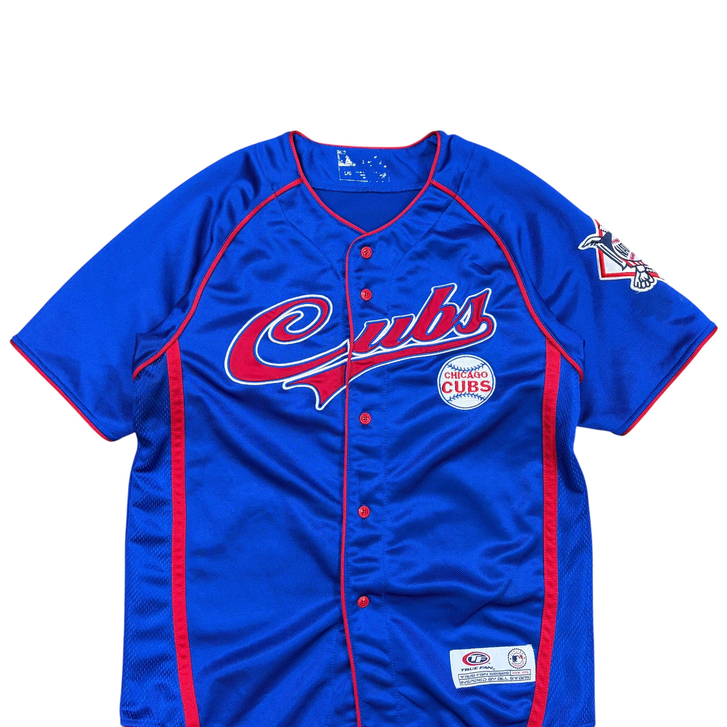 Vintage TrueFan Youth MLB Chicago Cubs Satin Jersey