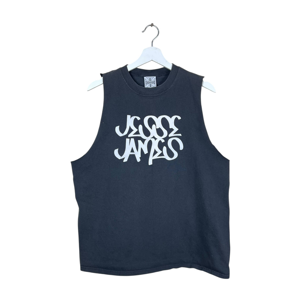 Vintage West Coast Choppers Jesse James Cut Off Tee Black