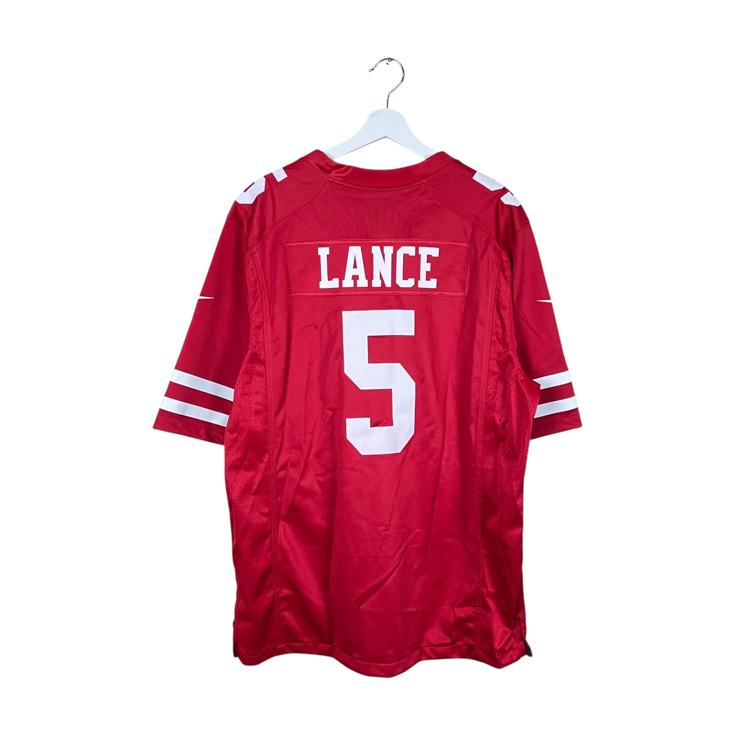 Vintage Nike NFL San Francisco 49ers Trey Lance Away Jersey