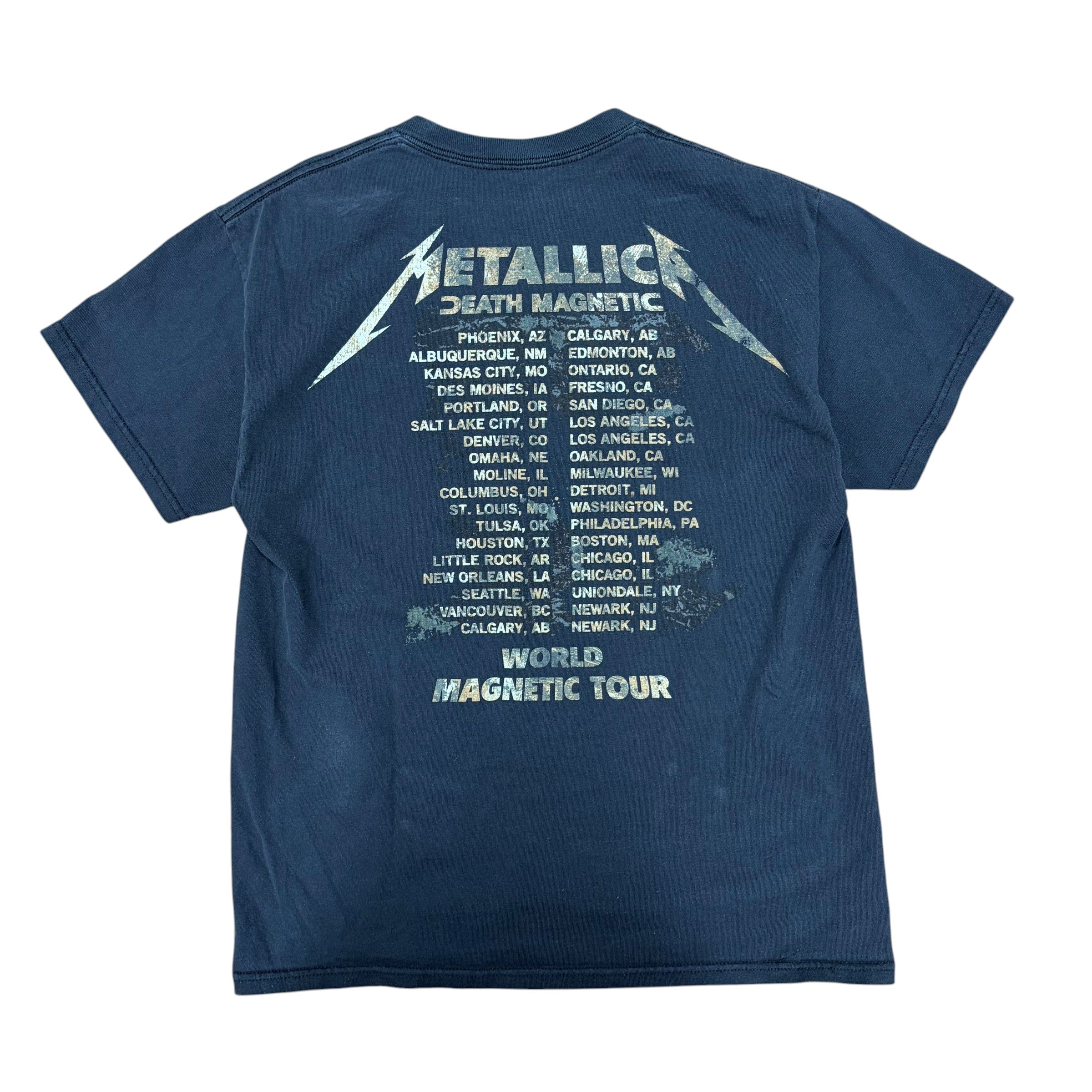 Vintage Metallica Death Magnetic World Tour Tee Black