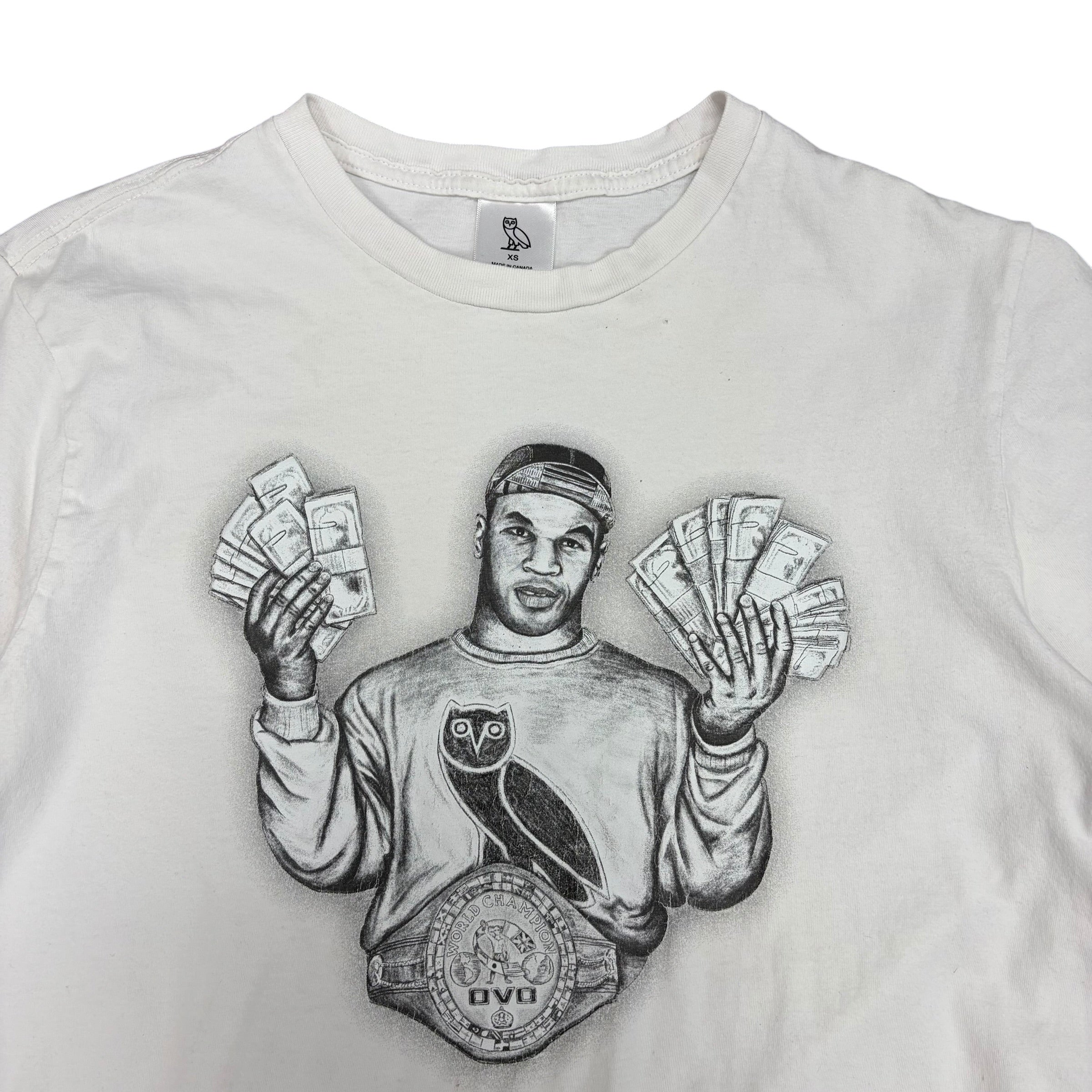 OVO x Mike Tyson “Money Mike” Tee White
