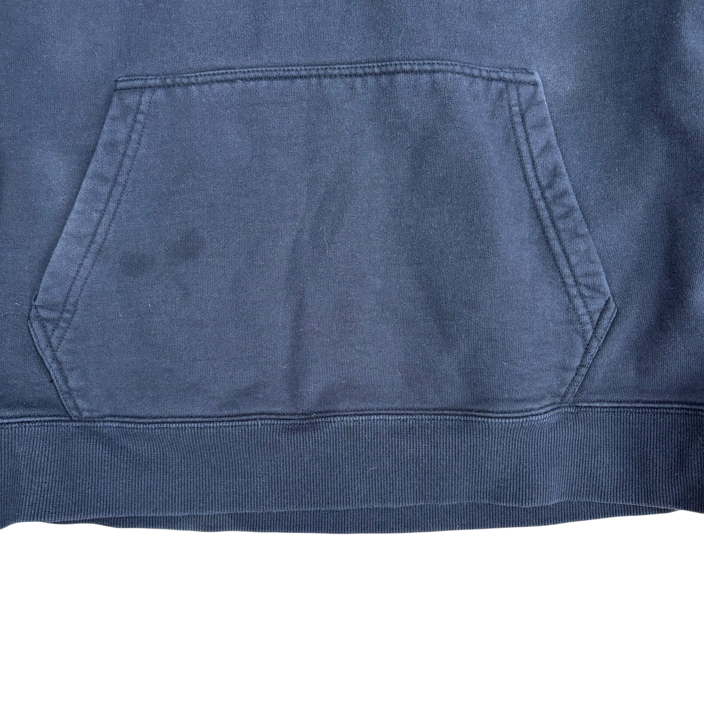 Vintage Fubu Embroidered Logo Hoodie Navy