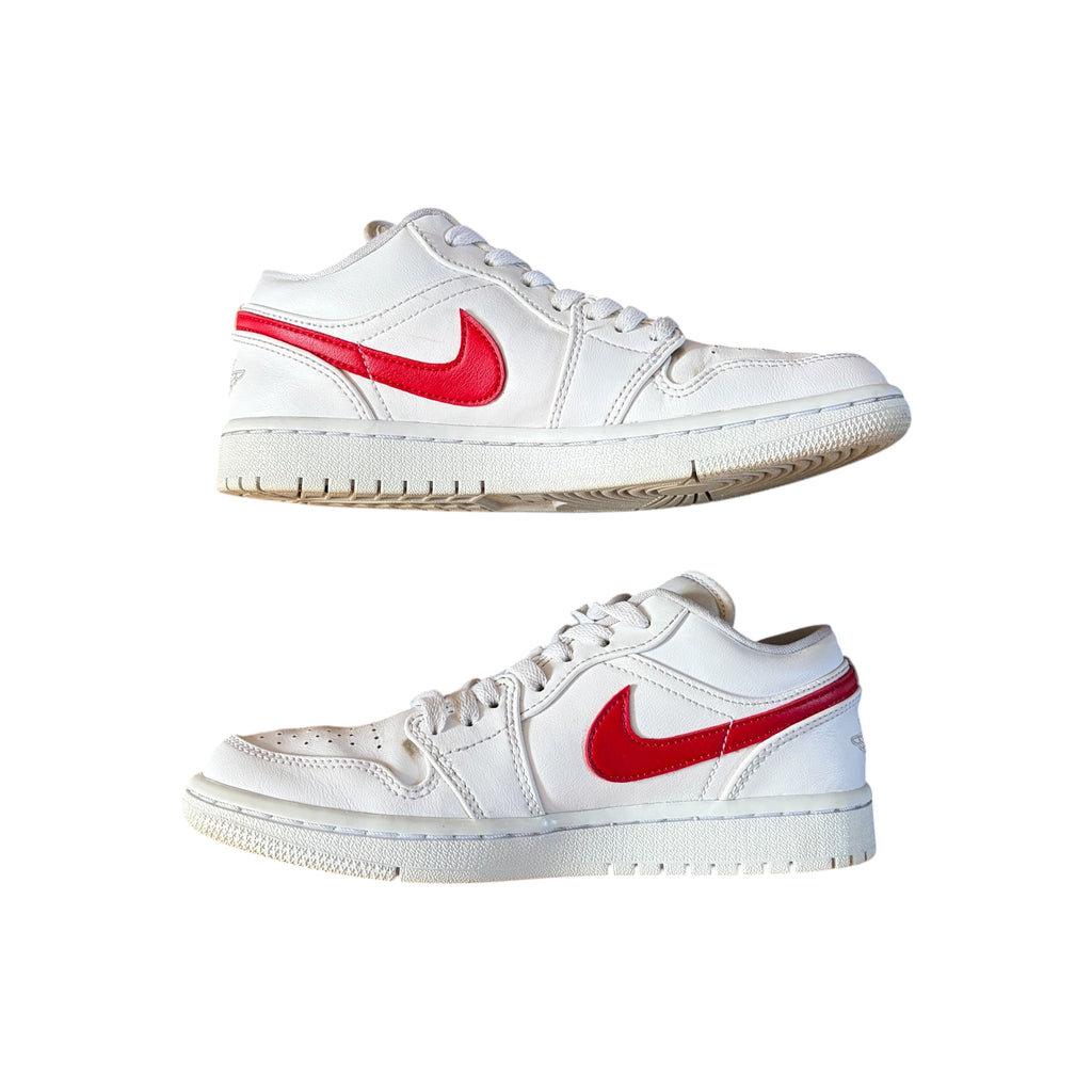 Jordan 1 Low White University Red (Women’s)