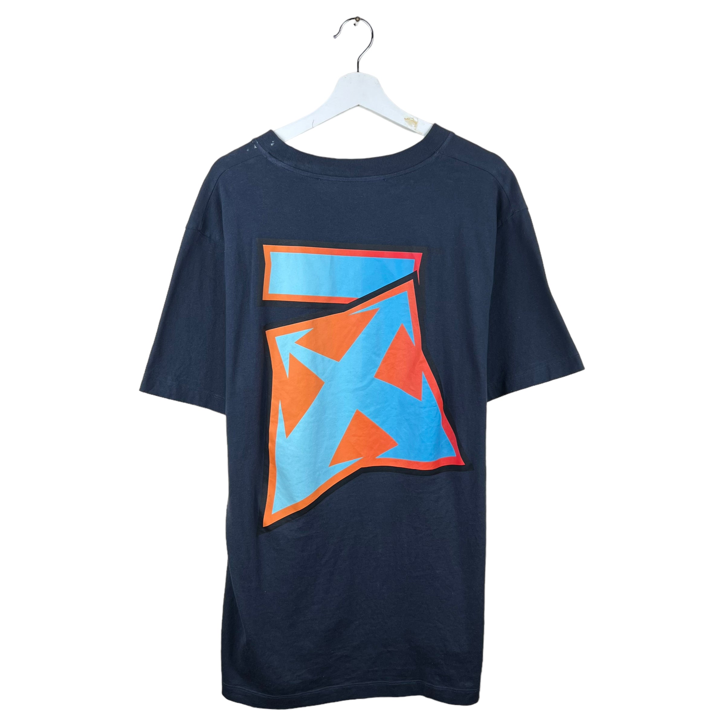 Off-White Degradé Thunder Graphic Tee Grey/Navy