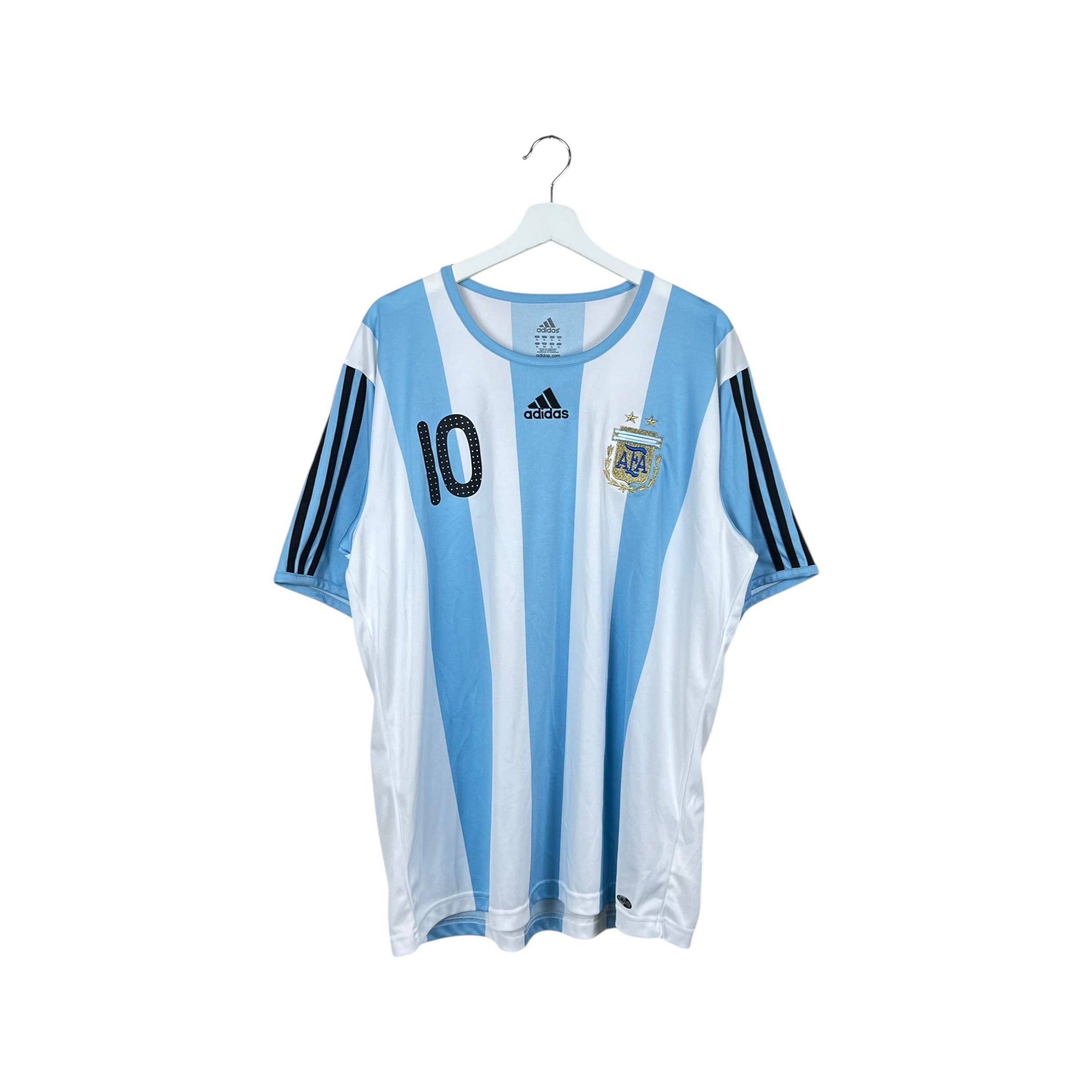 2008 Adidas Argentina Diego Maradona Home Jersey
