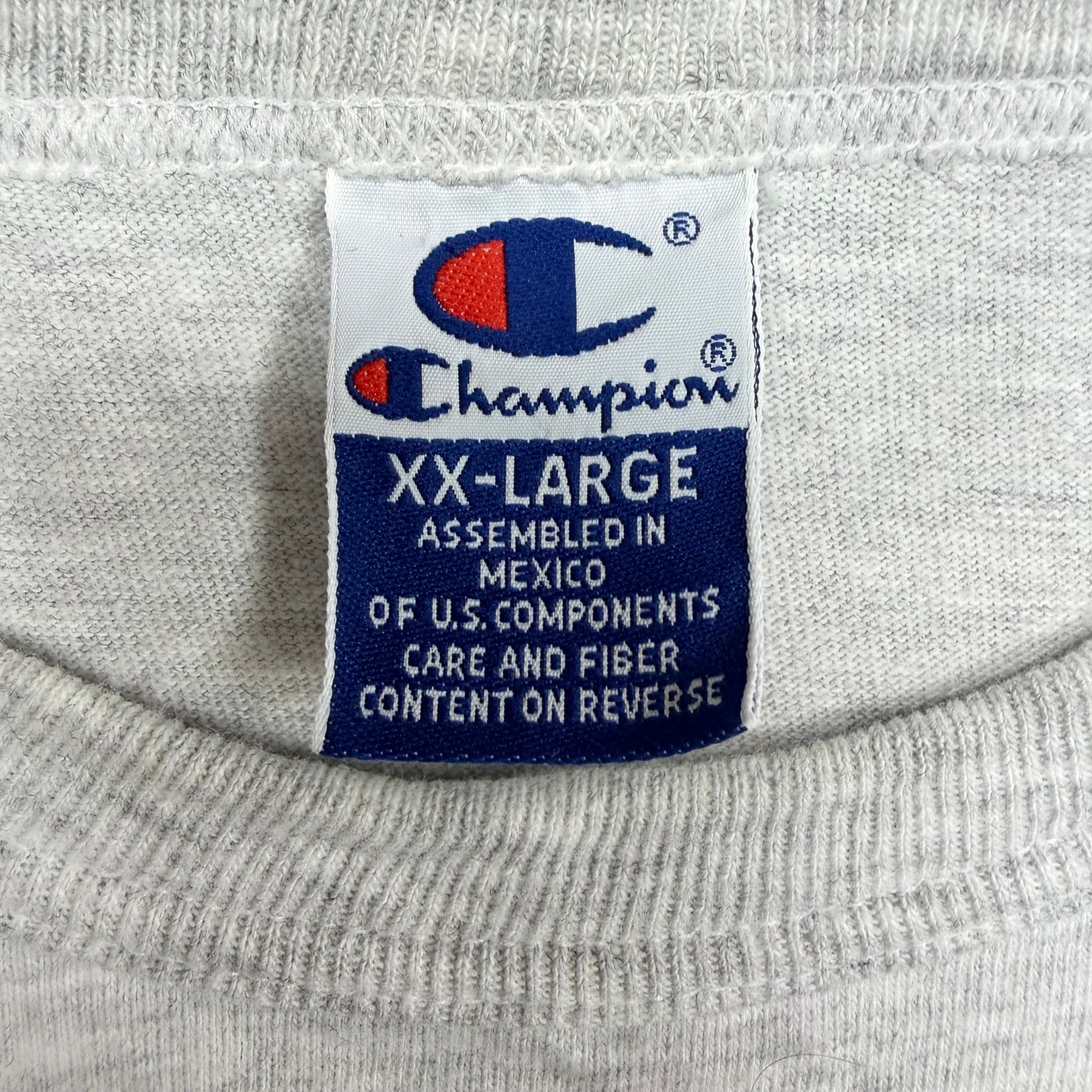 1995 Champion MLB Oakland Athletics Baseball Logo Tee Grey