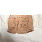 1970s Levi’s Cargo Pants Cream White