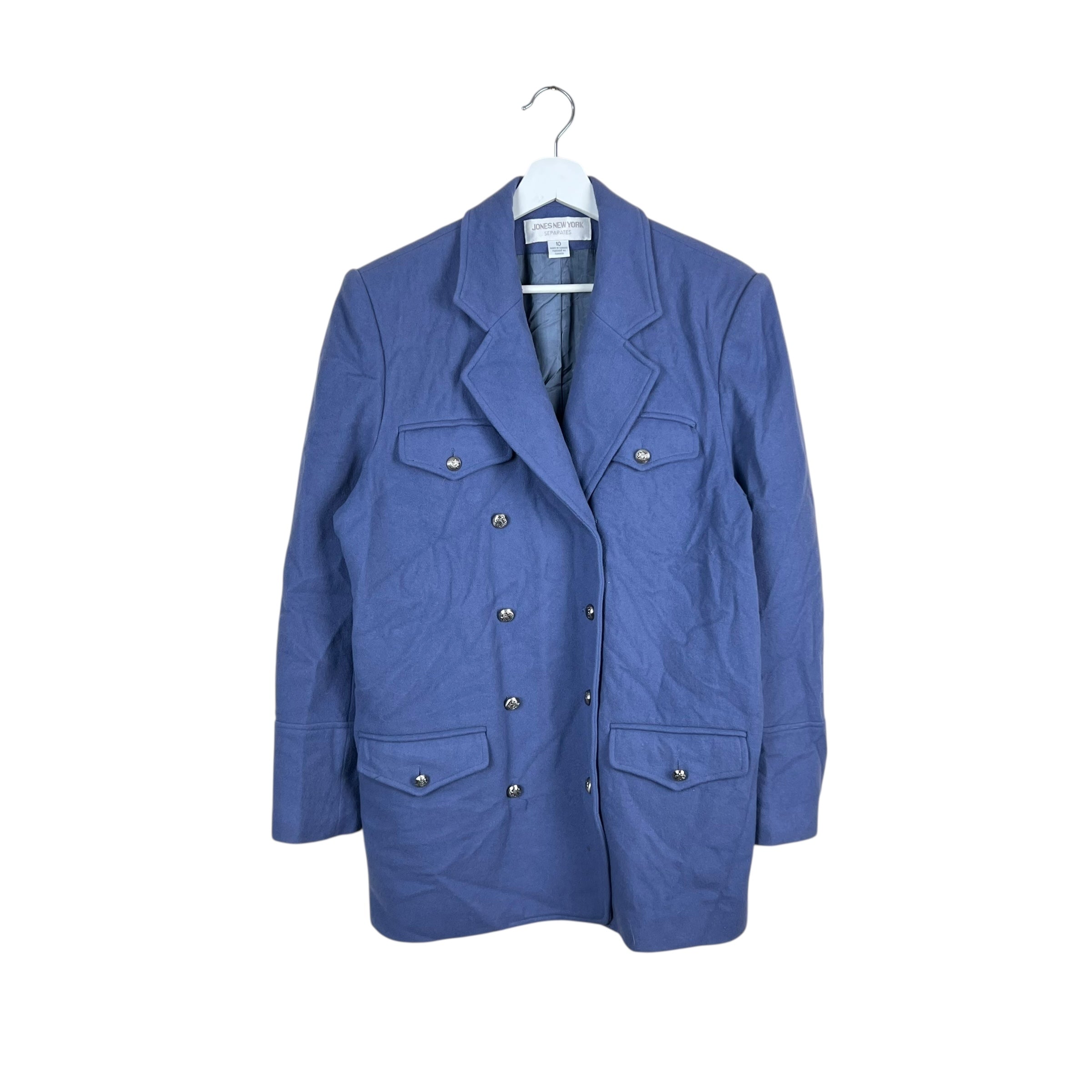 Vintage Jones New York Women’s Peacoat Lavender Purple