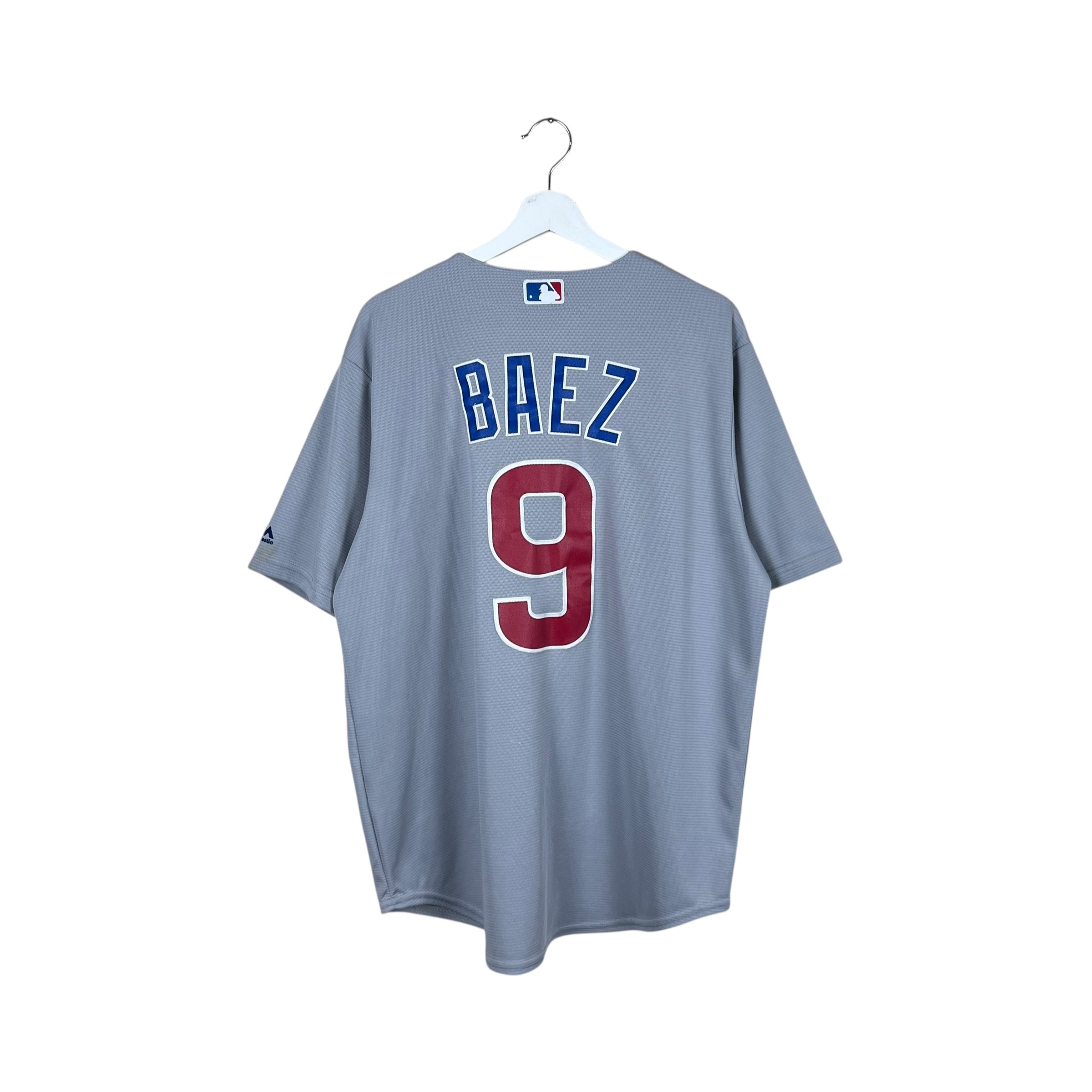Vintage Majestic MLB Chicago Cubs Javier Baez Away Jersey