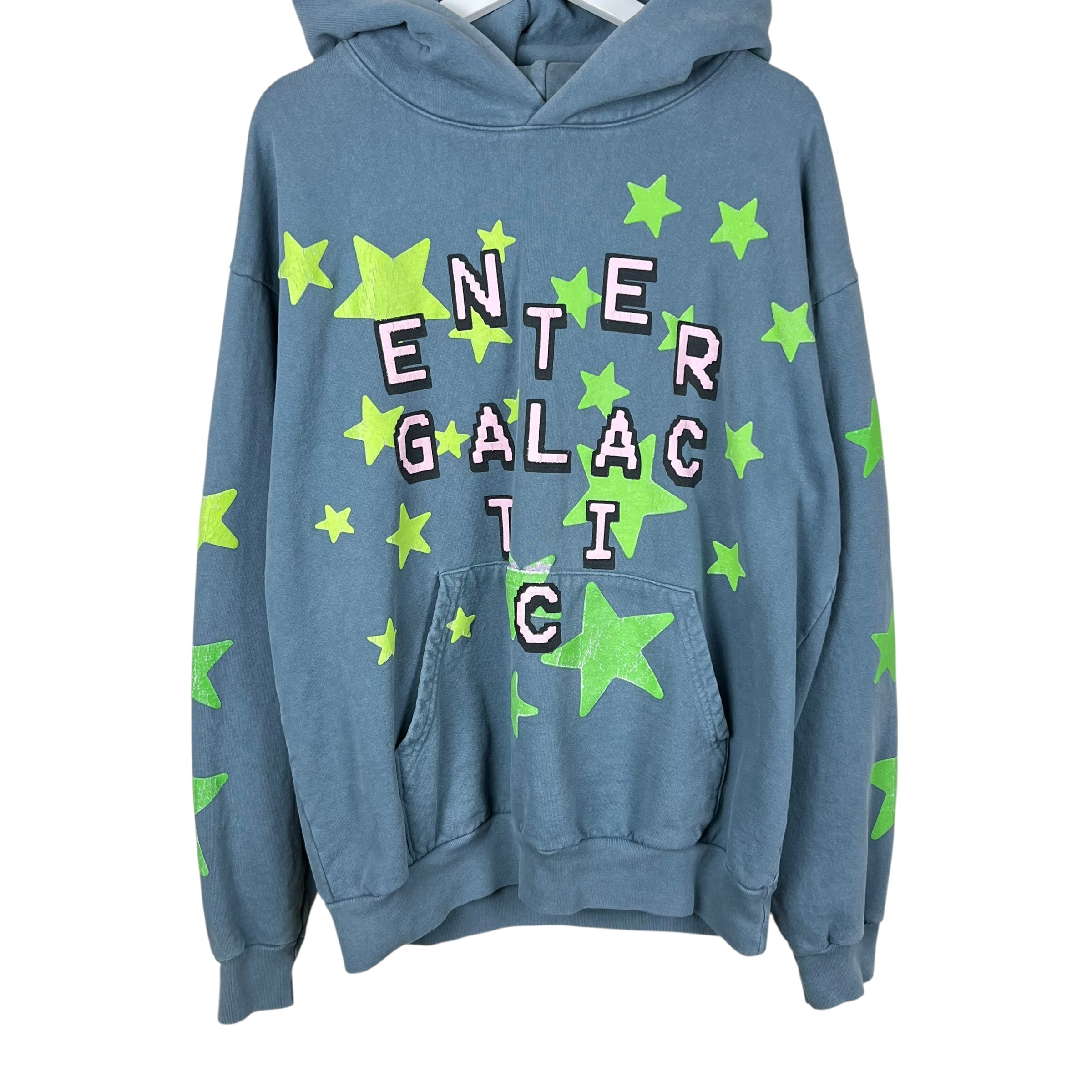 Cactus Plant Flea Market x Kid Cudi Enter Galactic Hoodie “Blue”