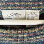 Vintage Miller 3D Multi Colour Pattern Knit