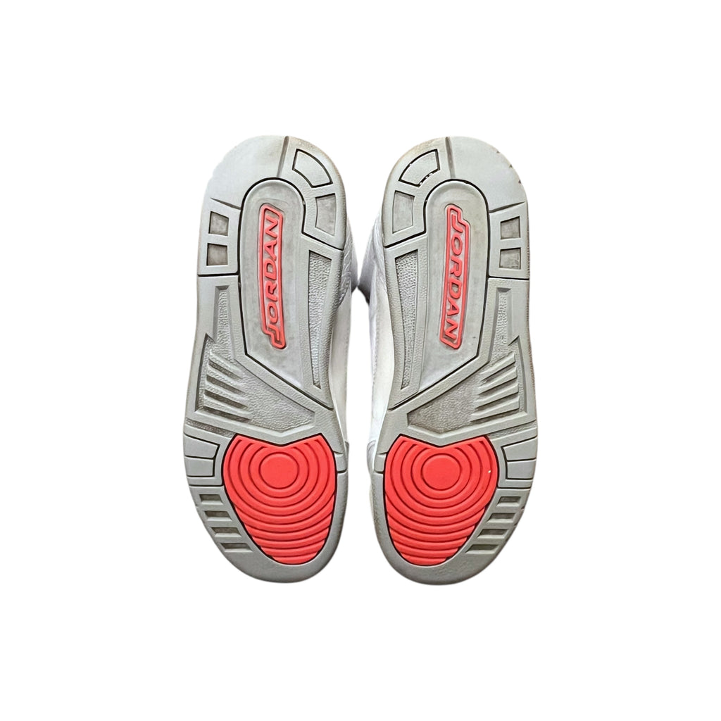 Jordan 3 Retro White Crimson Grey (GS)(2010)