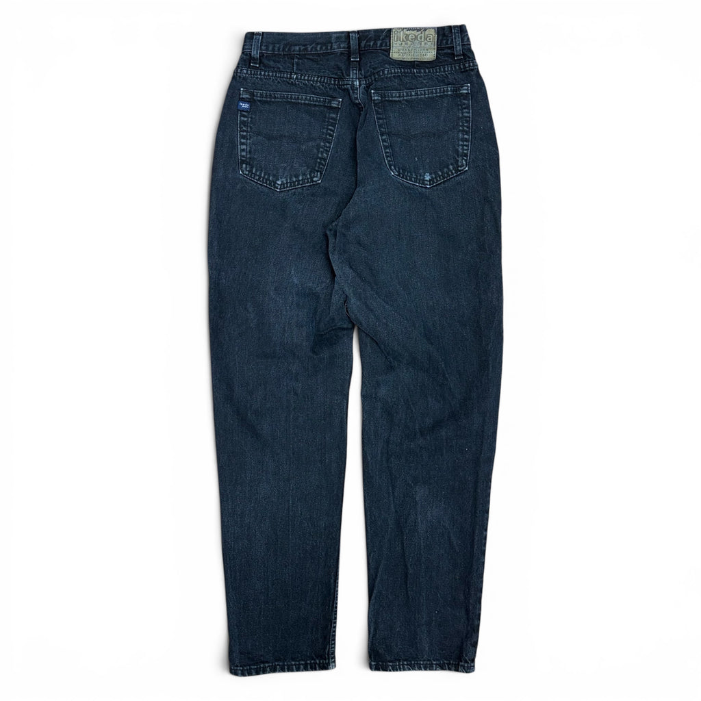 Vintage Ikeda Straight Fit Jeans Black