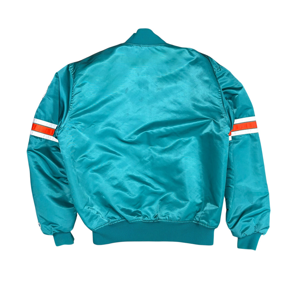 Vintage Starter NFL Miami Dolphins Satin Bomber Jacket